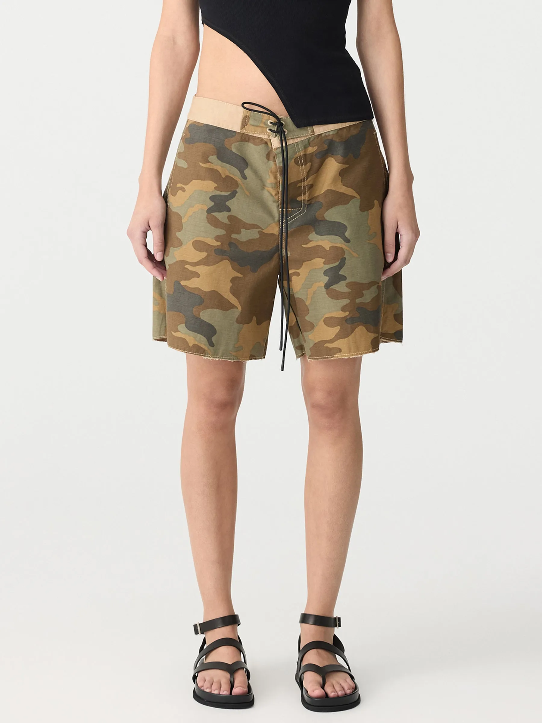 Camo Print Board Short sold by Bassike product image thumbnail 2
