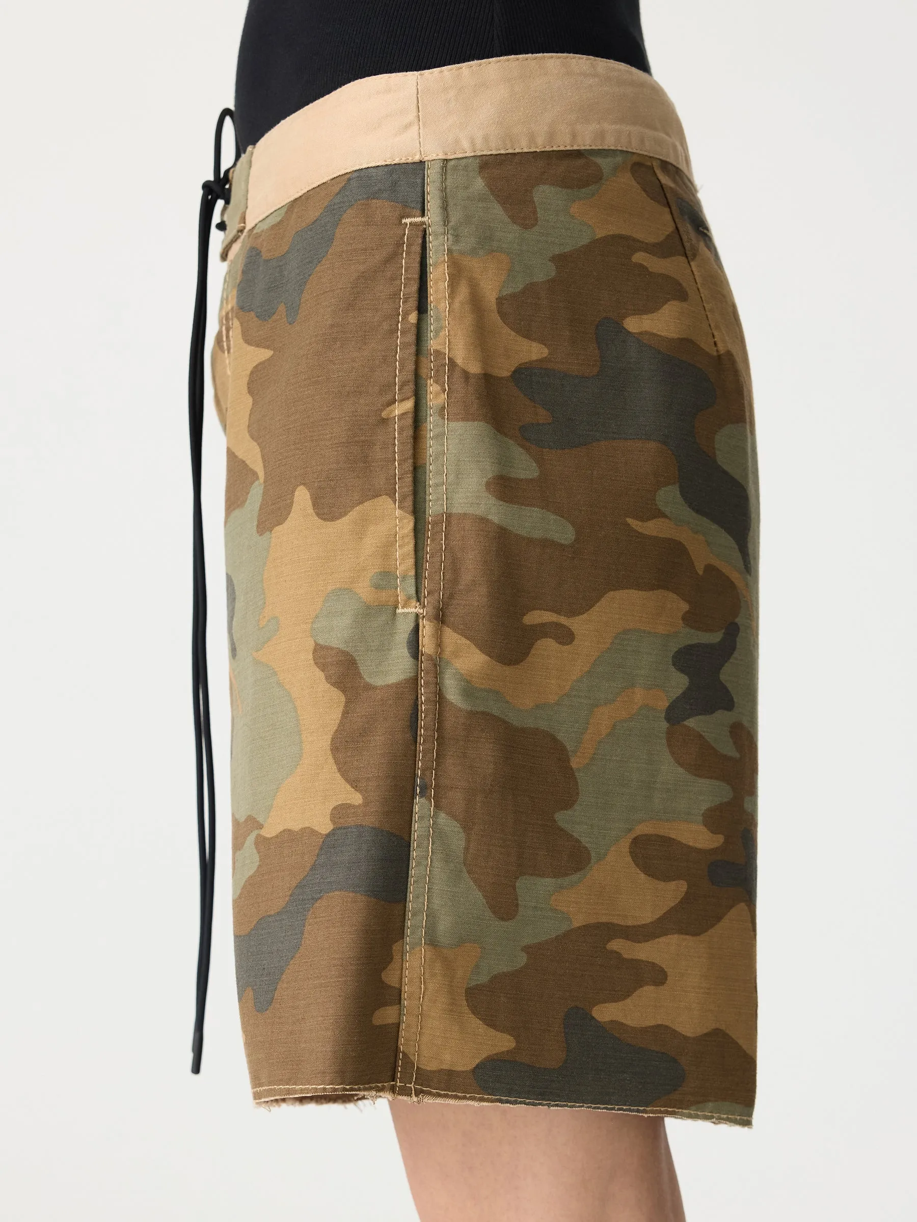 Camo Print Board Short sold by Bassike product image thumbnail 4