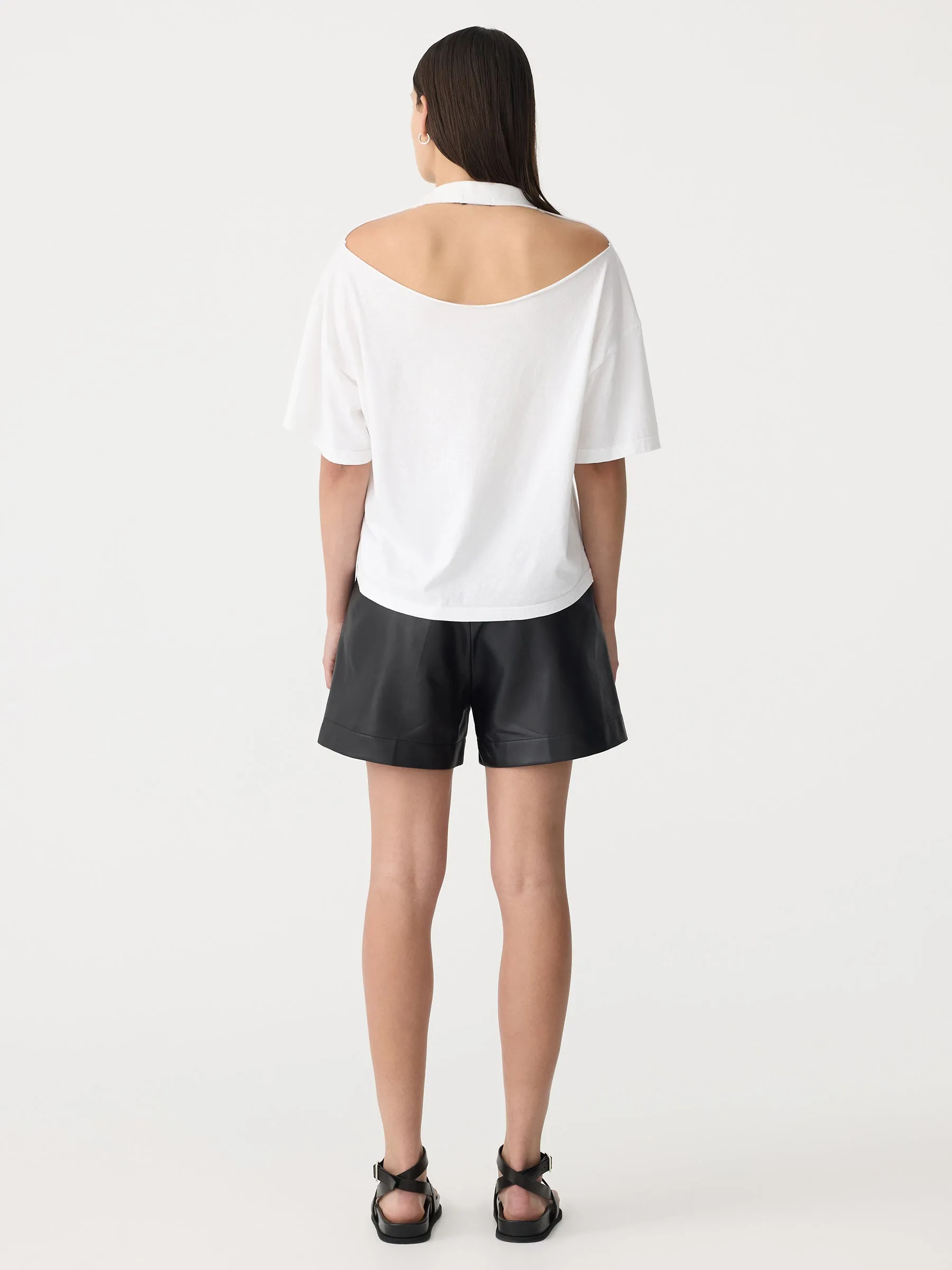 Floating Neck Boxy T-Shirt sold by Bassike product image thumbnail 2