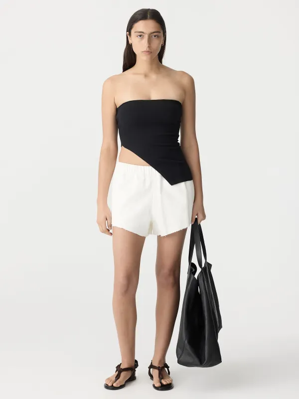 Denim Pull On Mini Short sold by Bassike