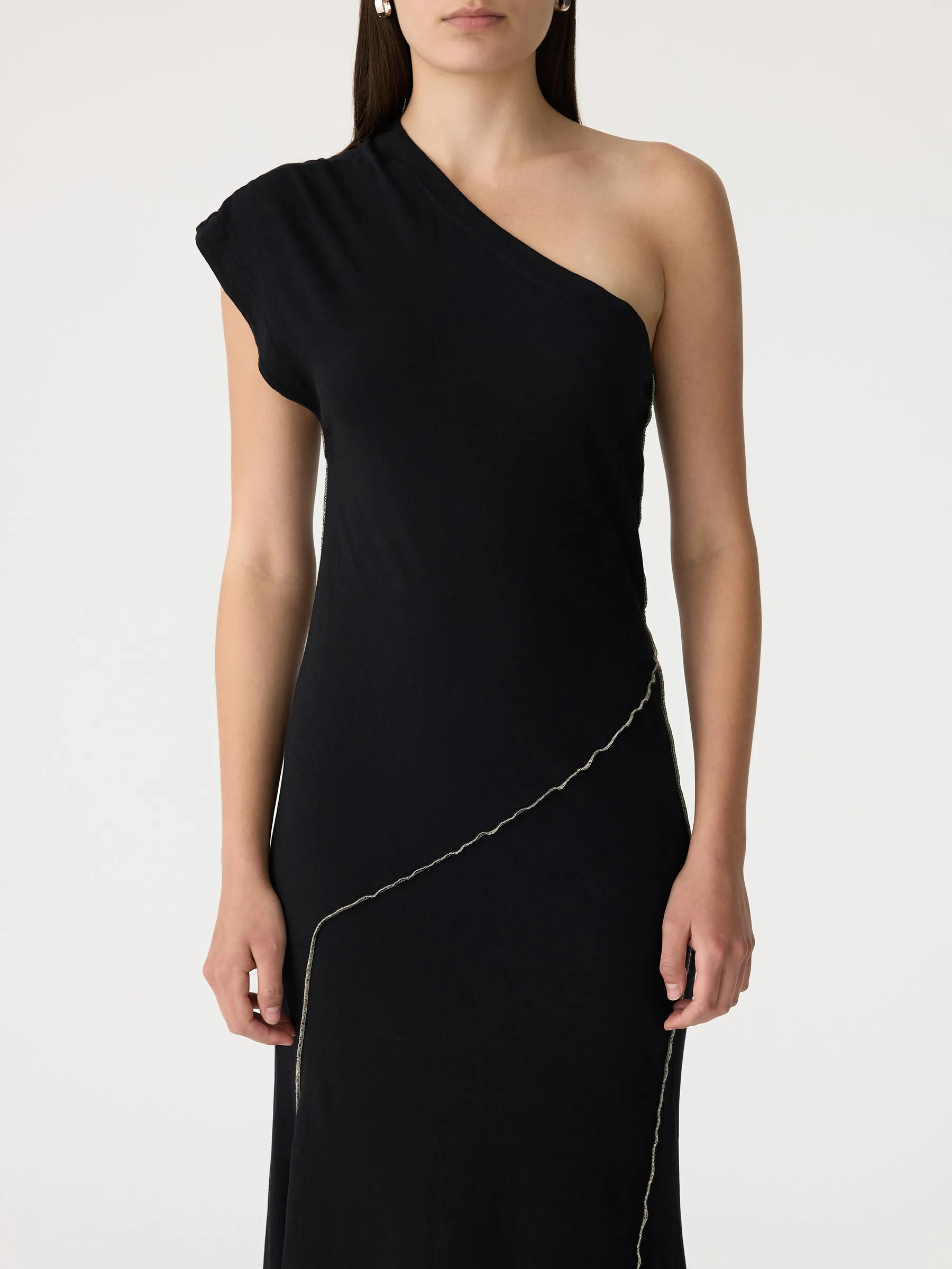 Asymmetric One Shoulder Dress sold by Bassike product image thumbnail 3