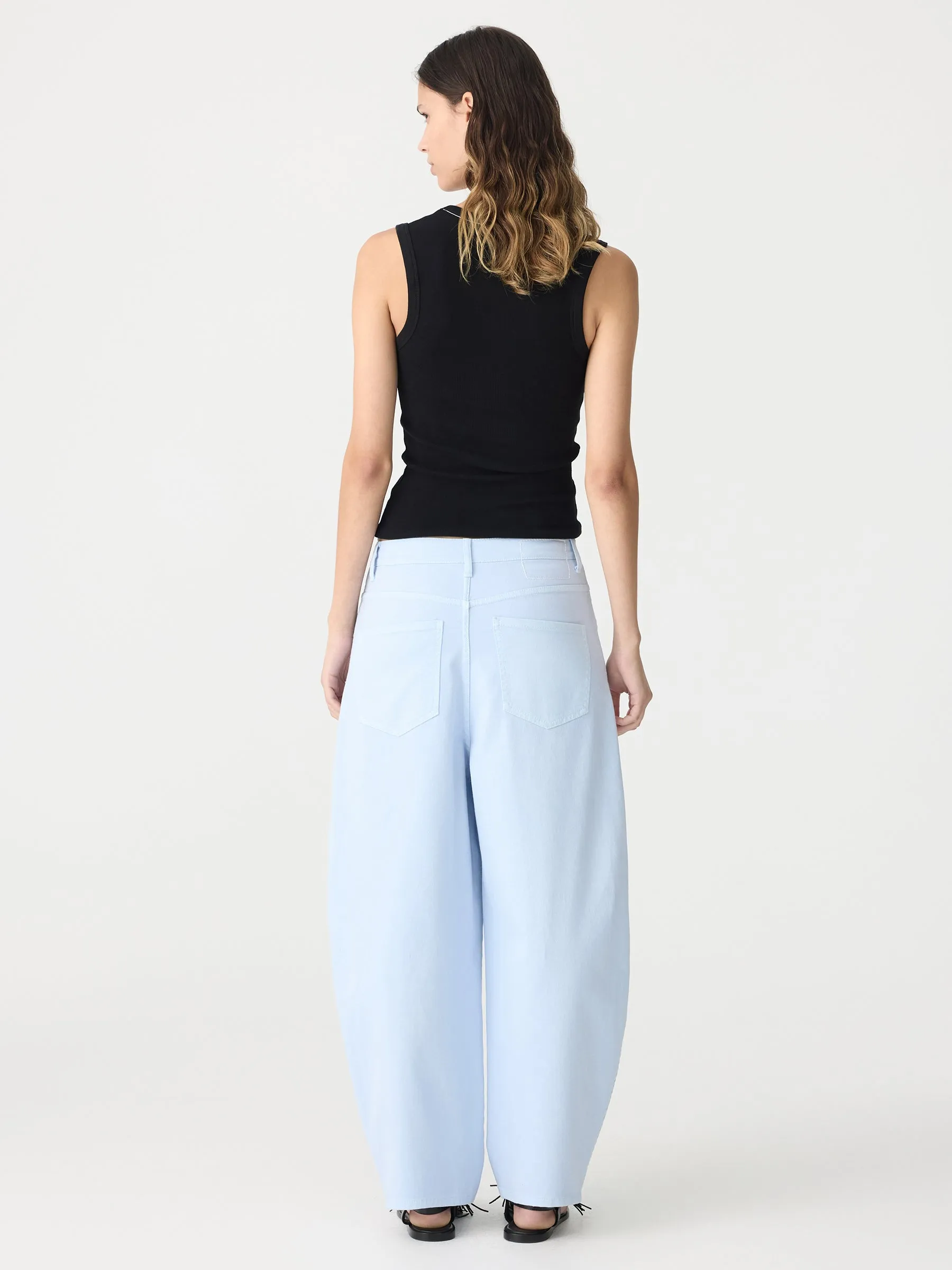 Cotton Twill Barrel Leg Pant sold by Bassike product image thumbnail 5