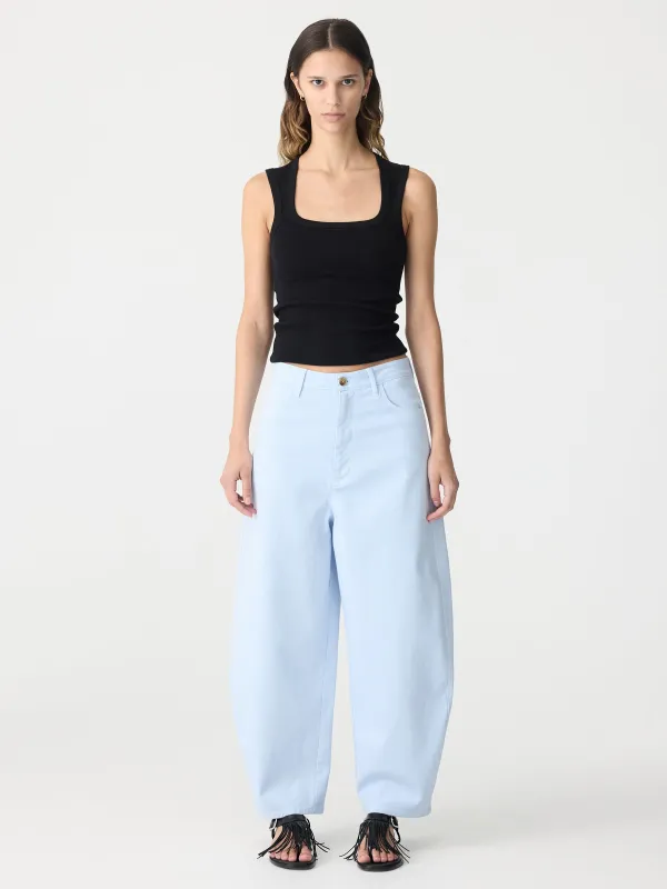 Cotton Twill Barrel Leg Pant sold by Bassike
