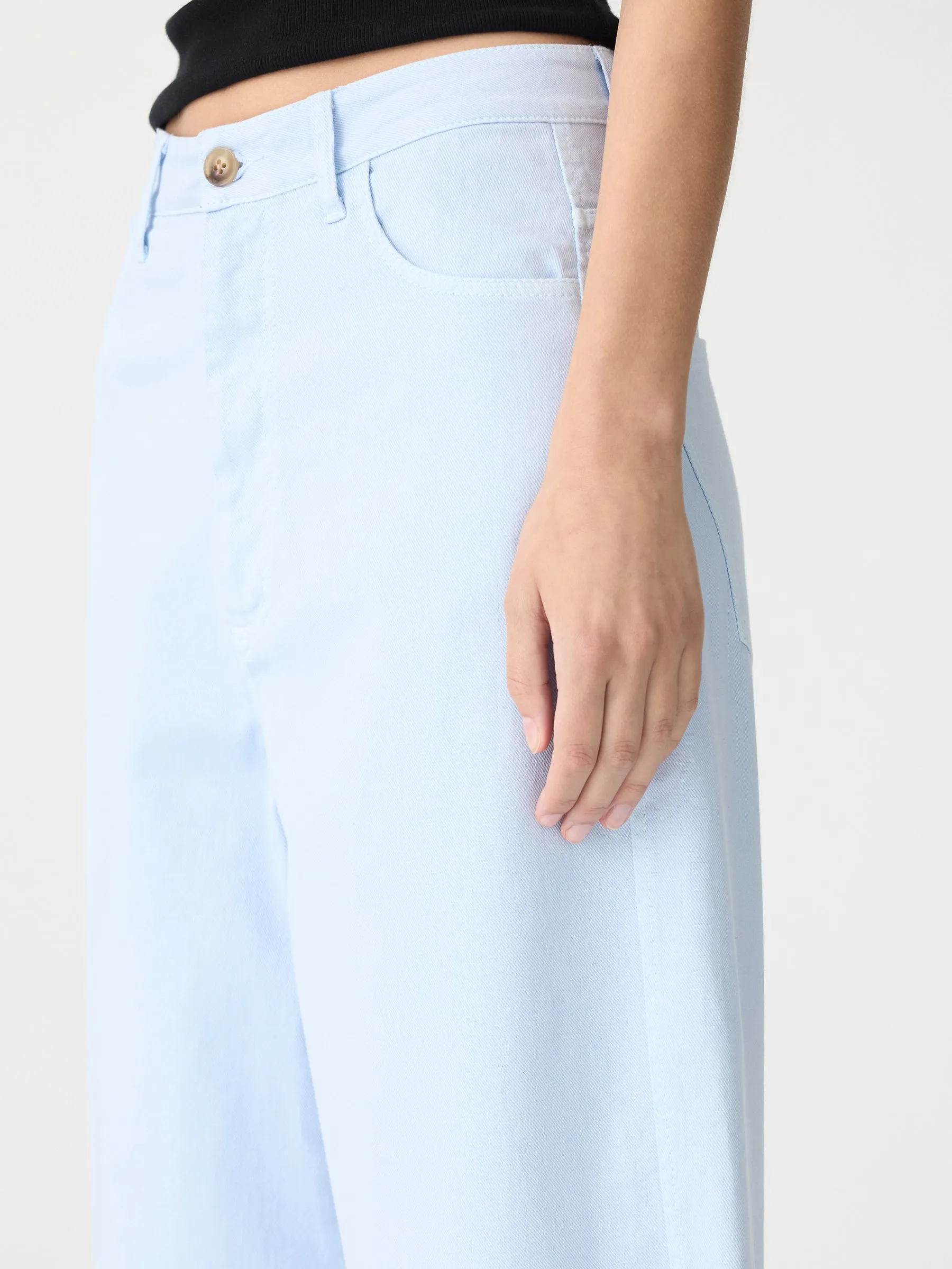 Cotton Twill Barrel Leg Pant sold by Bassike product image thumbnail 3