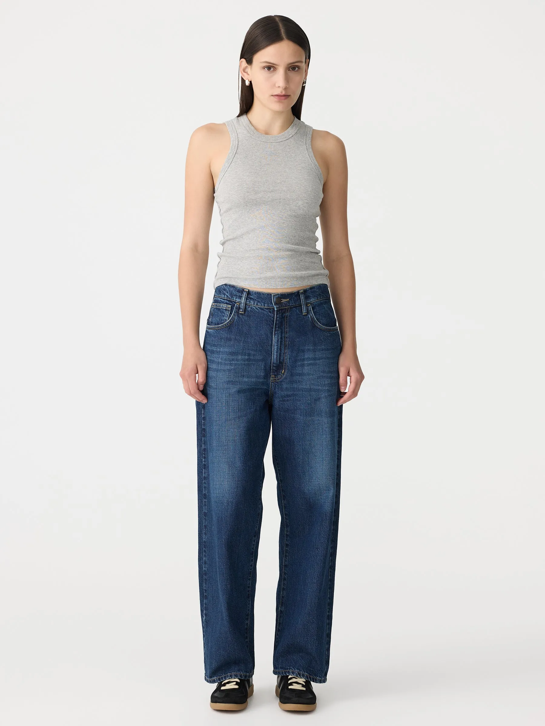 Seam Detail Tank sold by Bassike