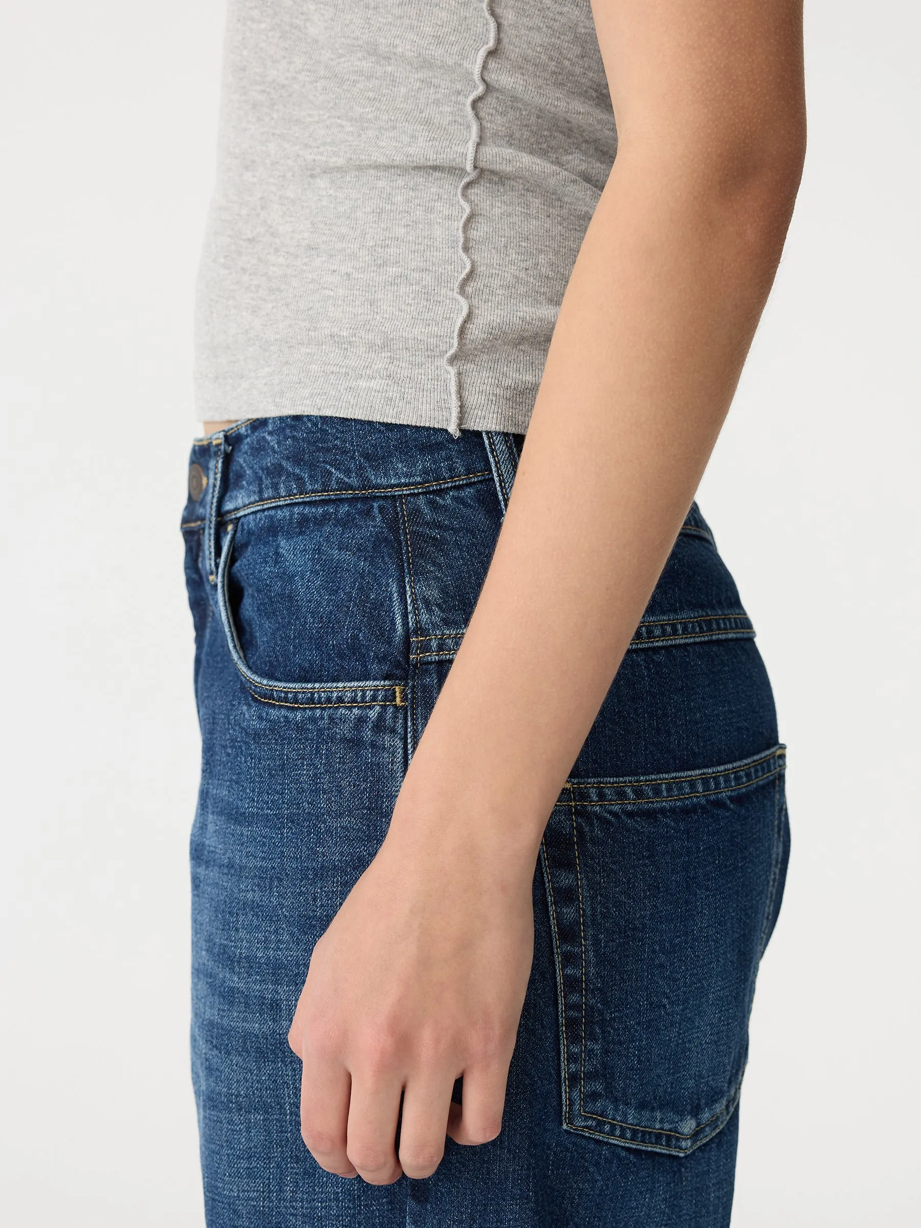 Seam Detail Tank sold by Bassike product image thumbnail 5