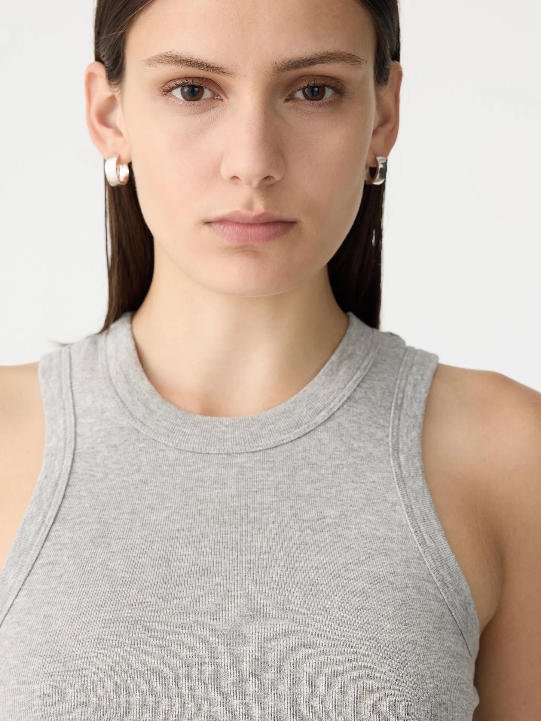 Seam Detail Tank sold by Bassike product image thumbnail 3