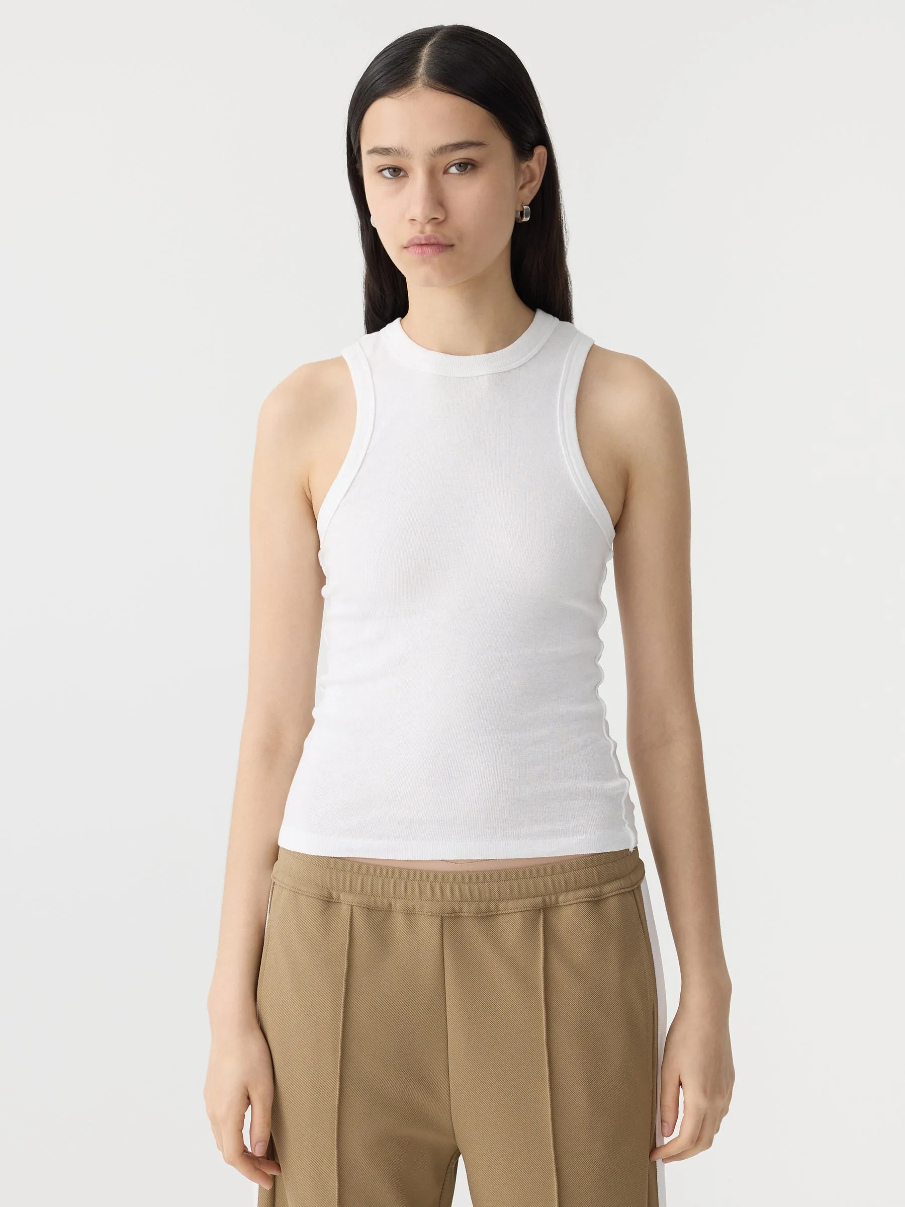 Seam Detail Tank sold by Bassike product image thumbnail 2