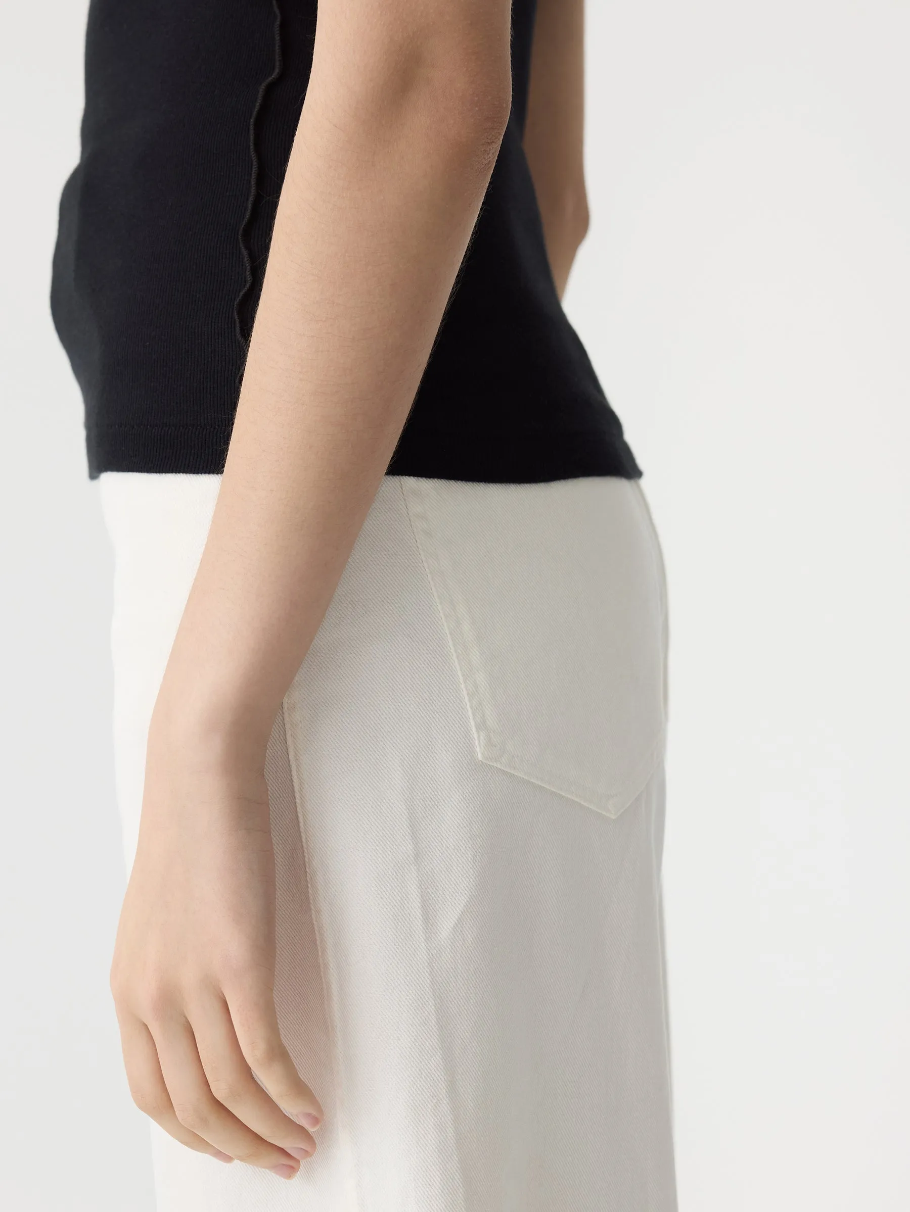 Seam Detail Tank sold by Bassike product image thumbnail 5