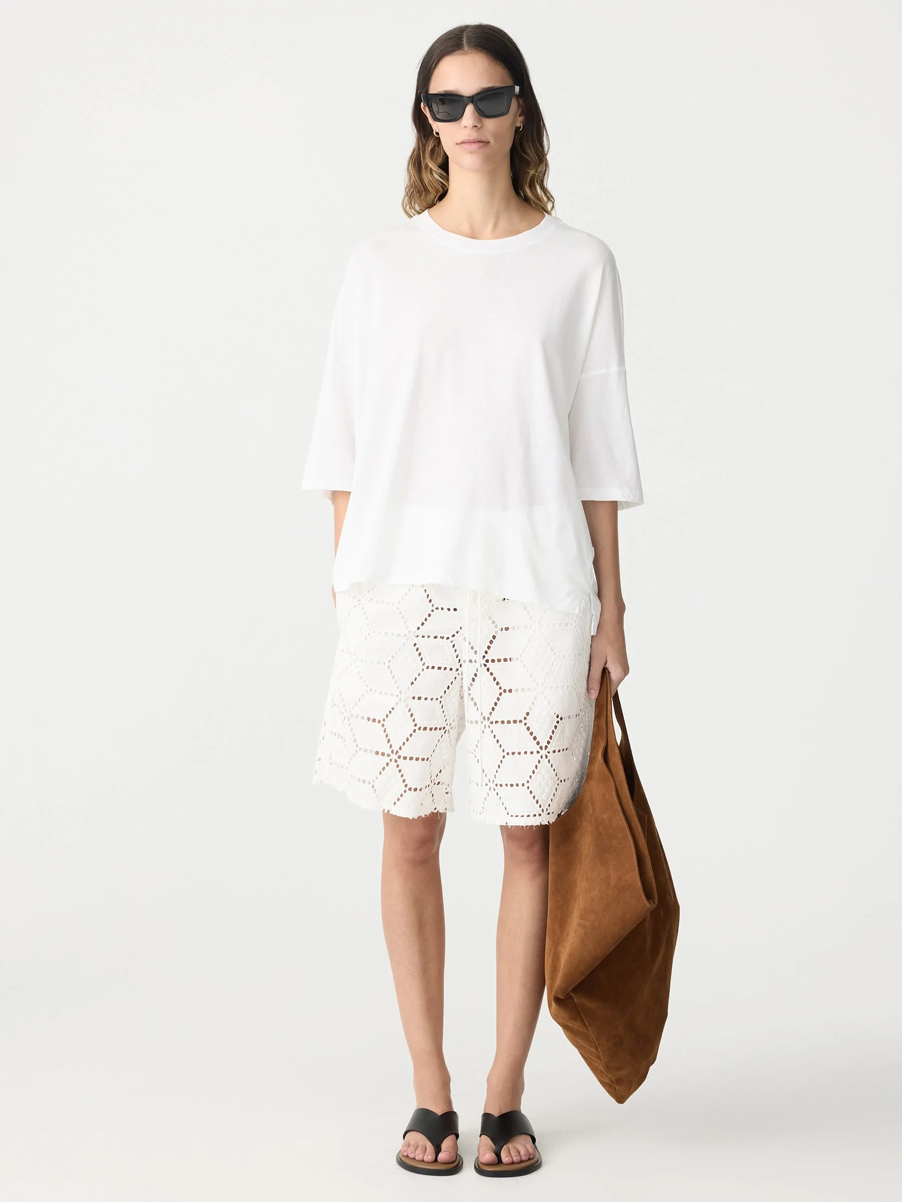 Cotton Lace Short sold by Bassike