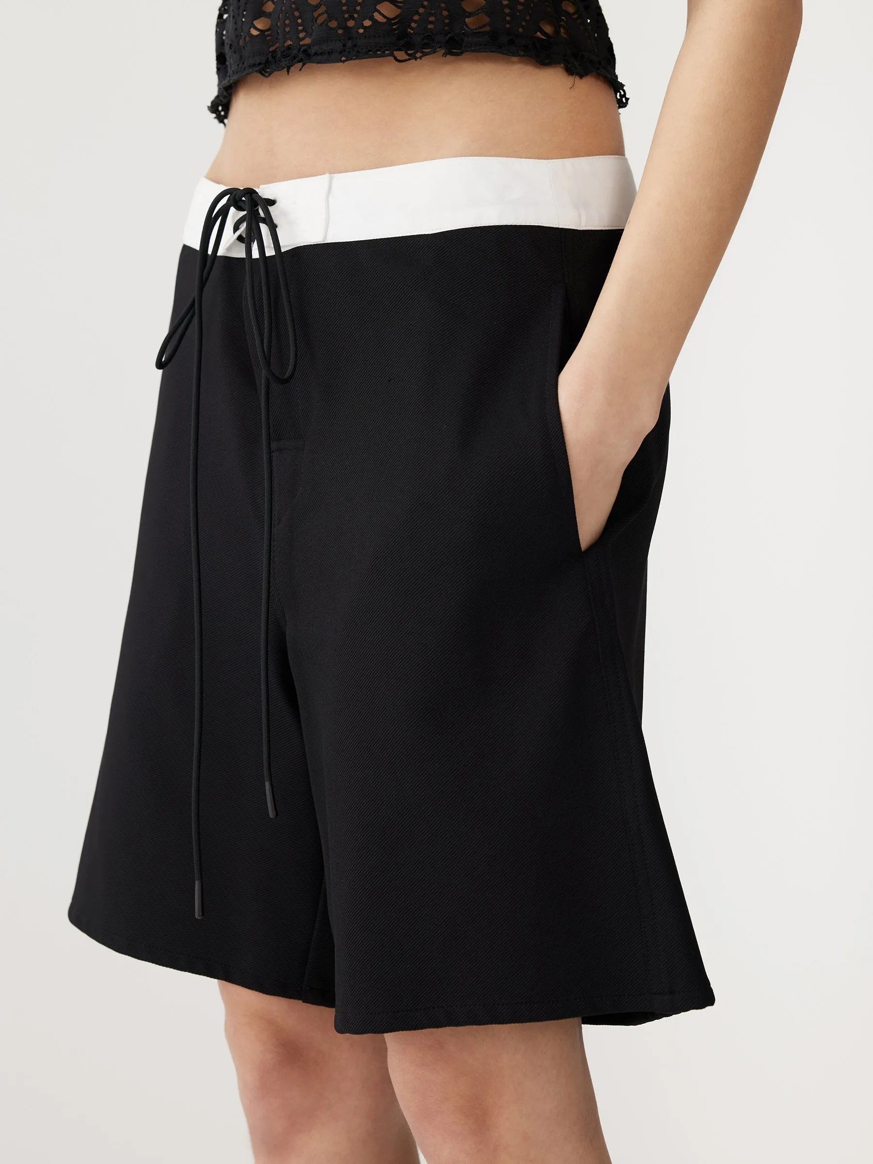 Twill Board Short sold by Bassike product image thumbnail 3