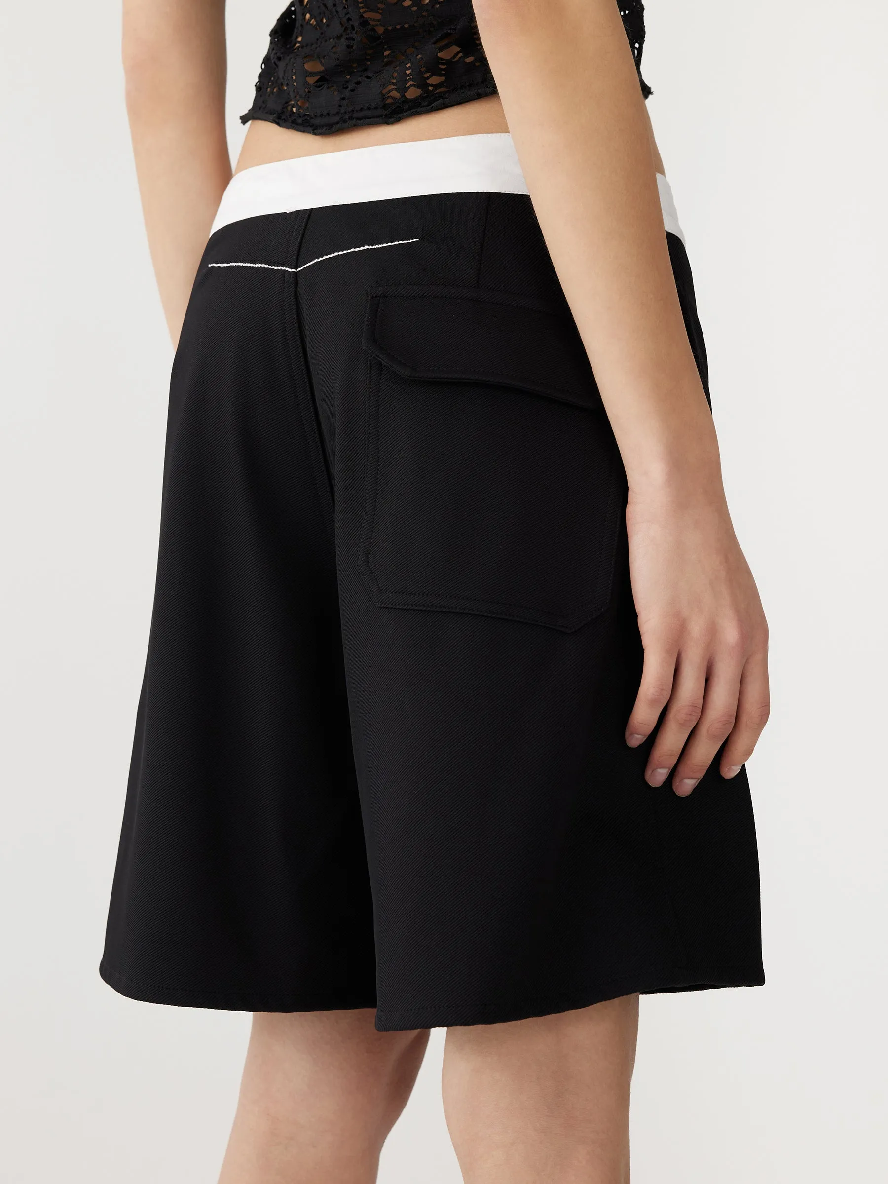 Twill Board Short sold by Bassike product image thumbnail 4