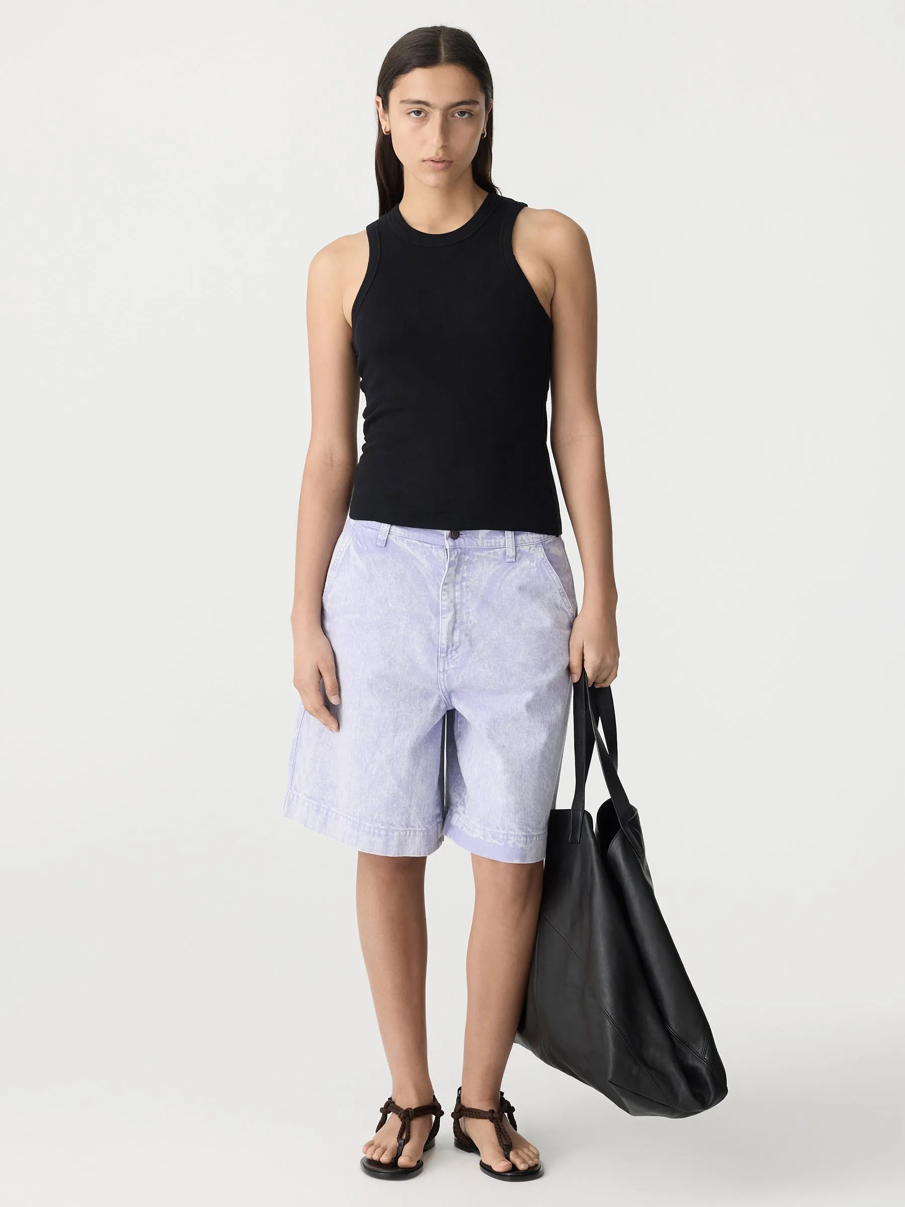 Denim Bermuda Short sold by Bassike