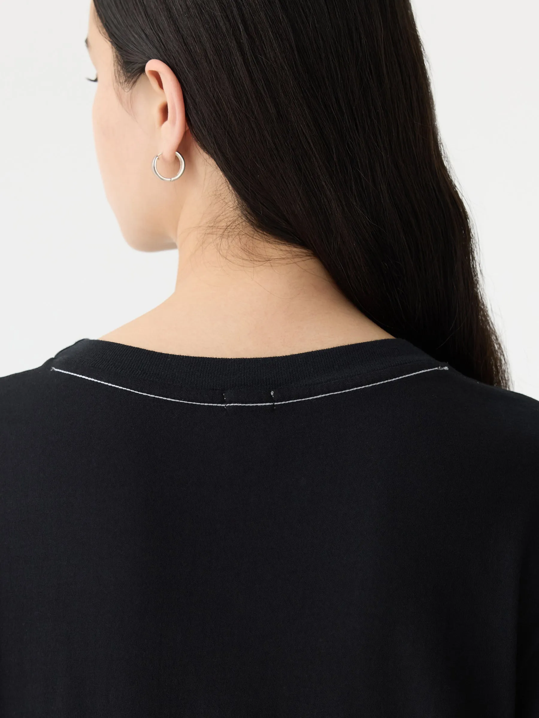 Longerline T-Shirt Dress sold by Bassike product image thumbnail 5