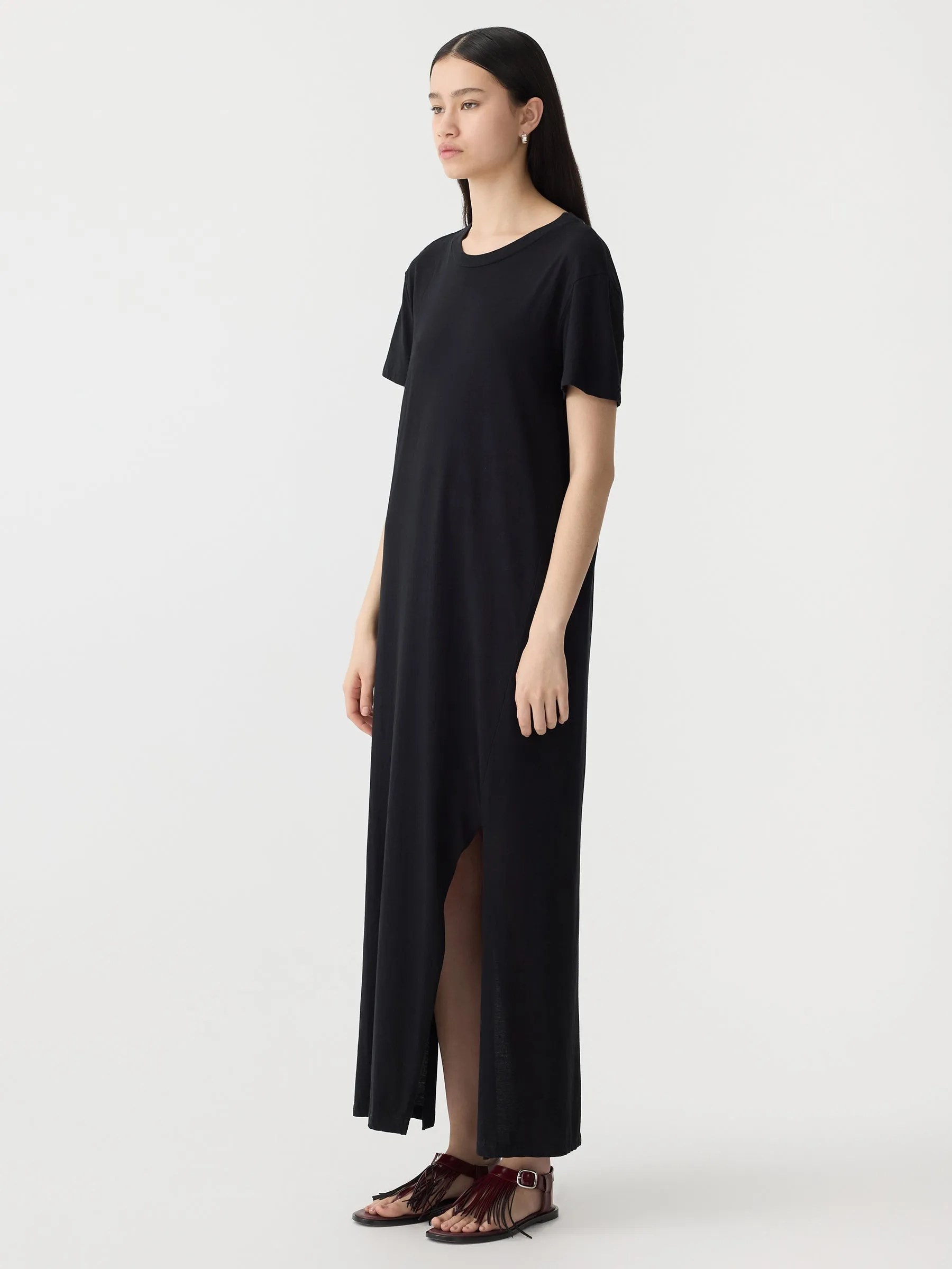 Longerline T-Shirt Dress sold by Bassike product image thumbnail 2