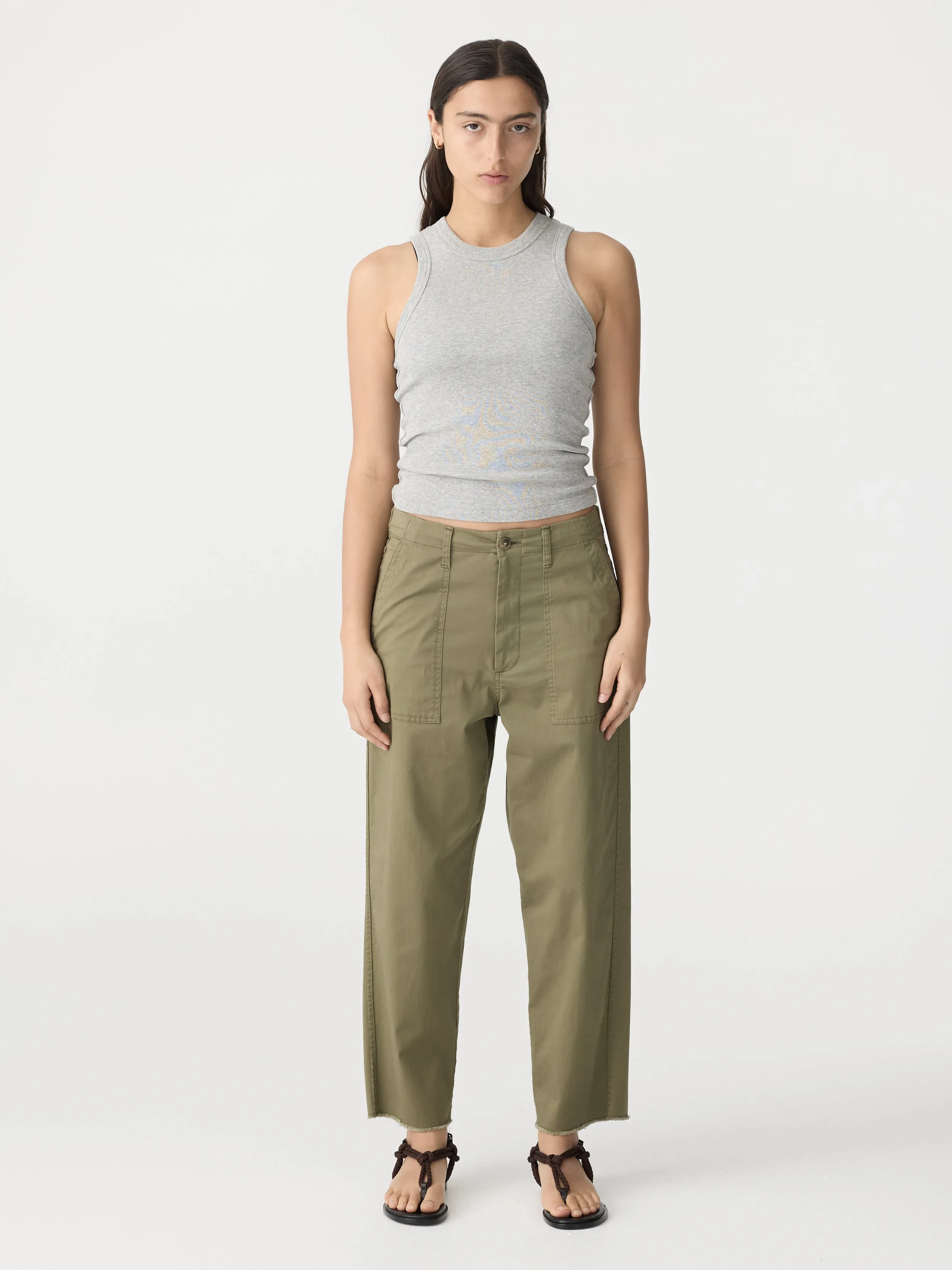 Stretch Cotton Relaxed Pant sold by Bassike