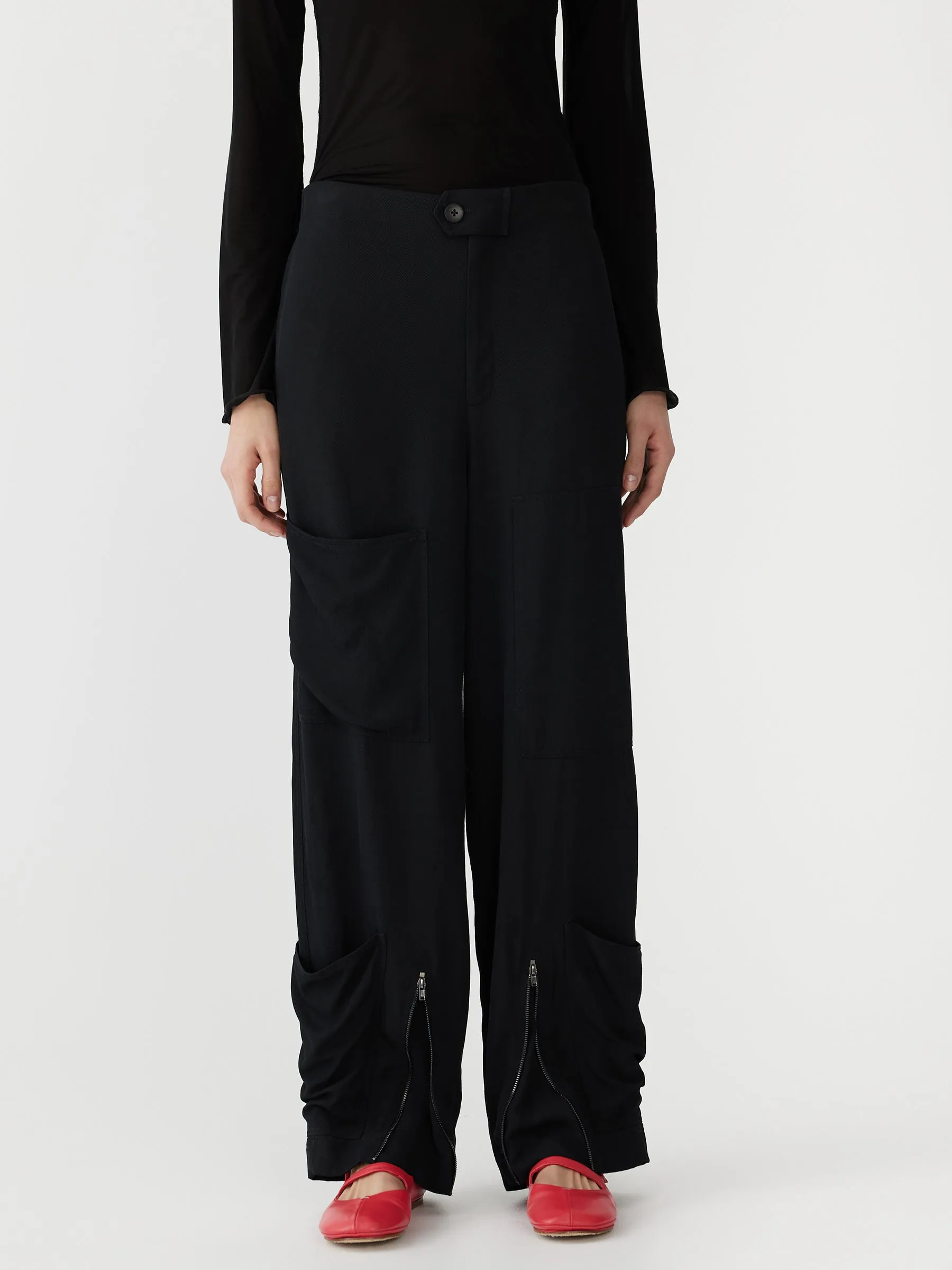 Viscose Twill Utility Pant sold by Bassike product image thumbnail 2