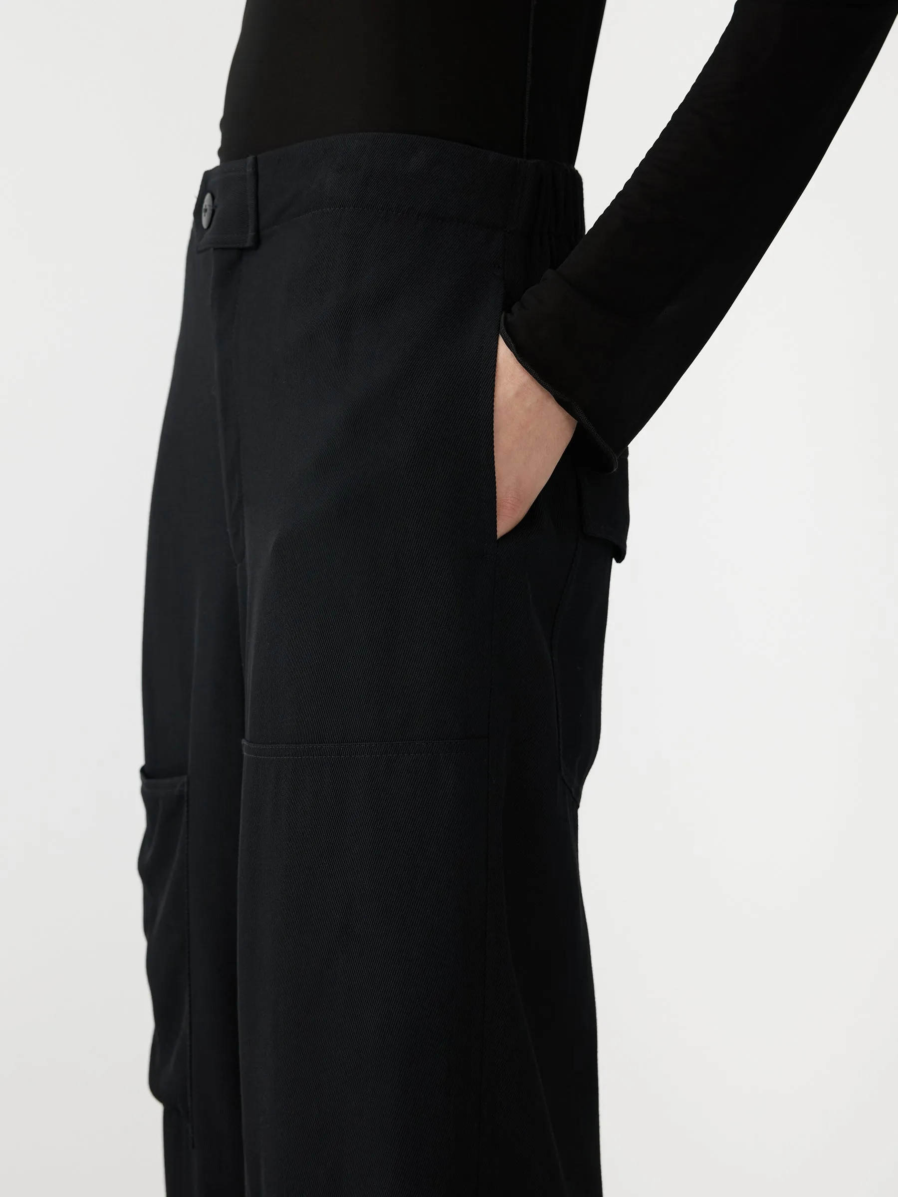 Viscose Twill Utility Pant sold by Bassike product image thumbnail 3