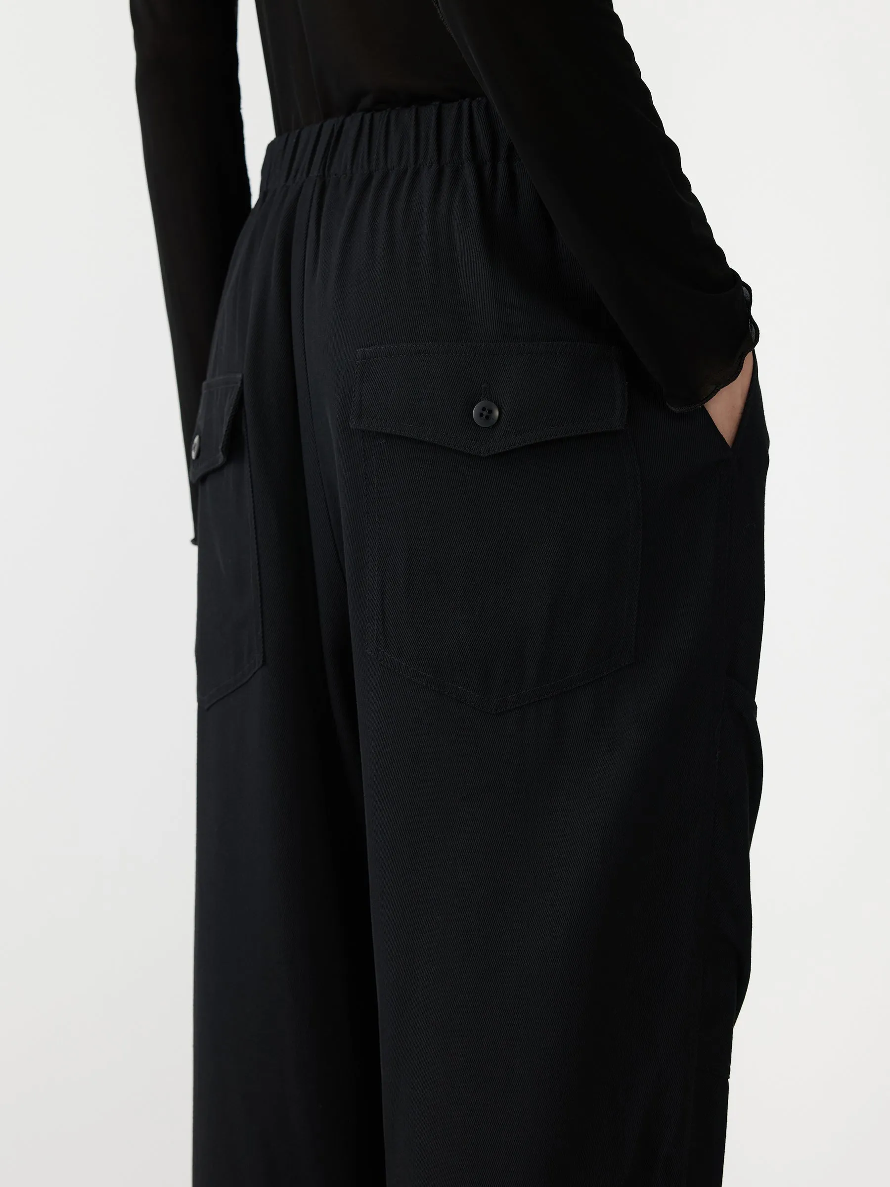 Viscose Twill Utility Pant sold by Bassike product image thumbnail 4