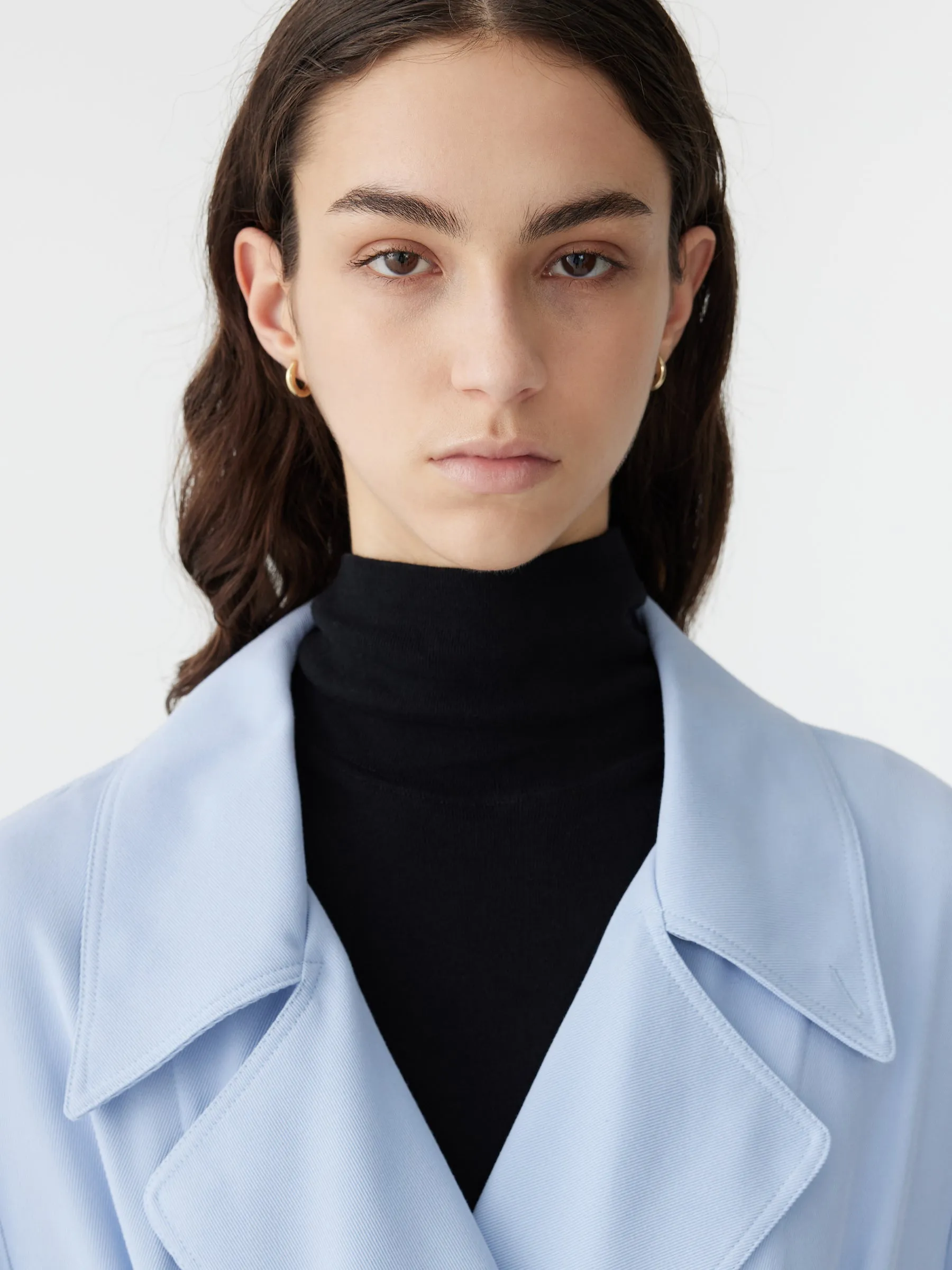 Viscose Twill Relaxed Trench sold by Bassike product image thumbnail 5