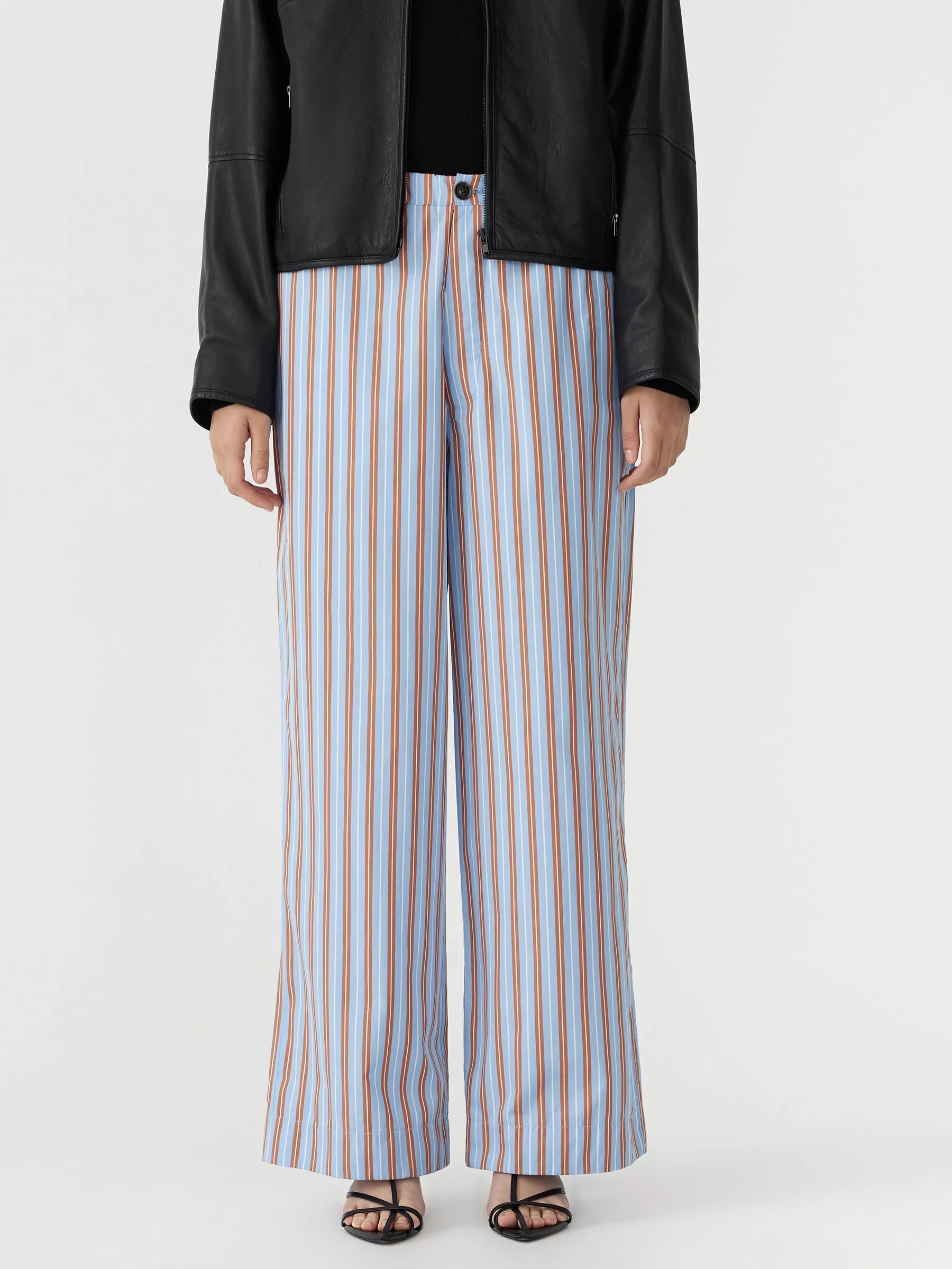 Cotton Stripe Pant sold by Bassike product image thumbnail 2