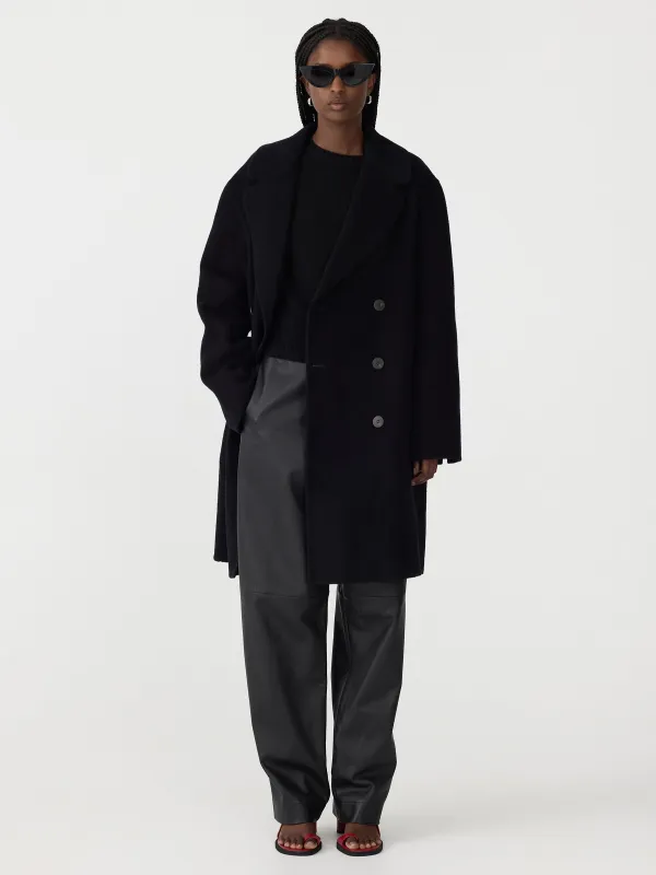 Splittable Peacoat sold by Bassike