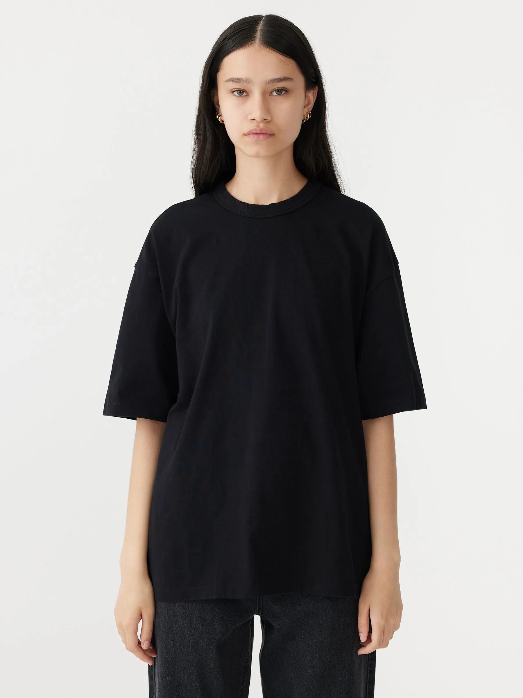 Universal Oversized Short Sleeve T-Shirt sold by Bassike product image thumbnail 3