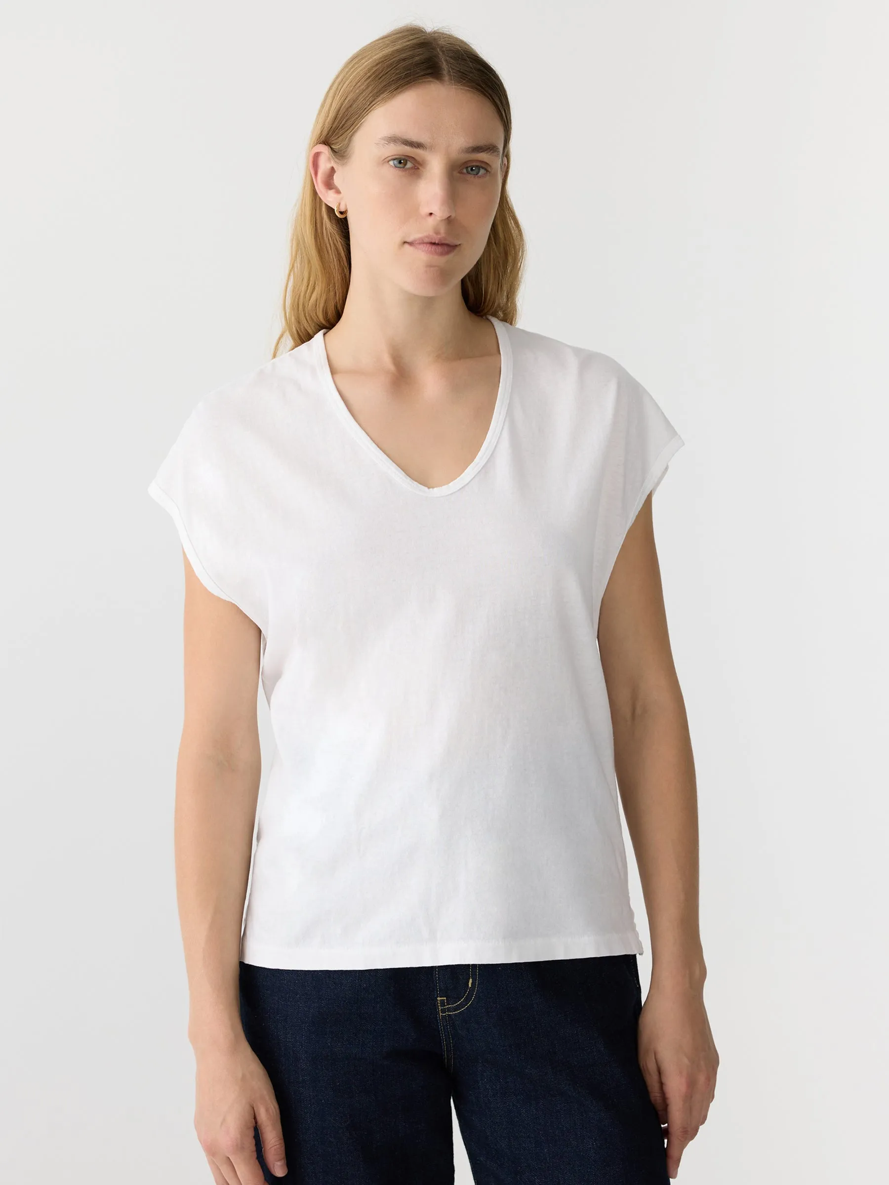 Fine Bind Scoop Neck Tank sold by Bassike product image thumbnail 2