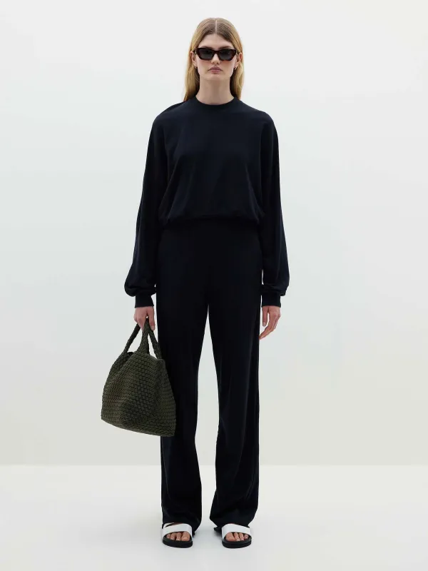 Wide Leg Double Jersey Pant sold by Bassike