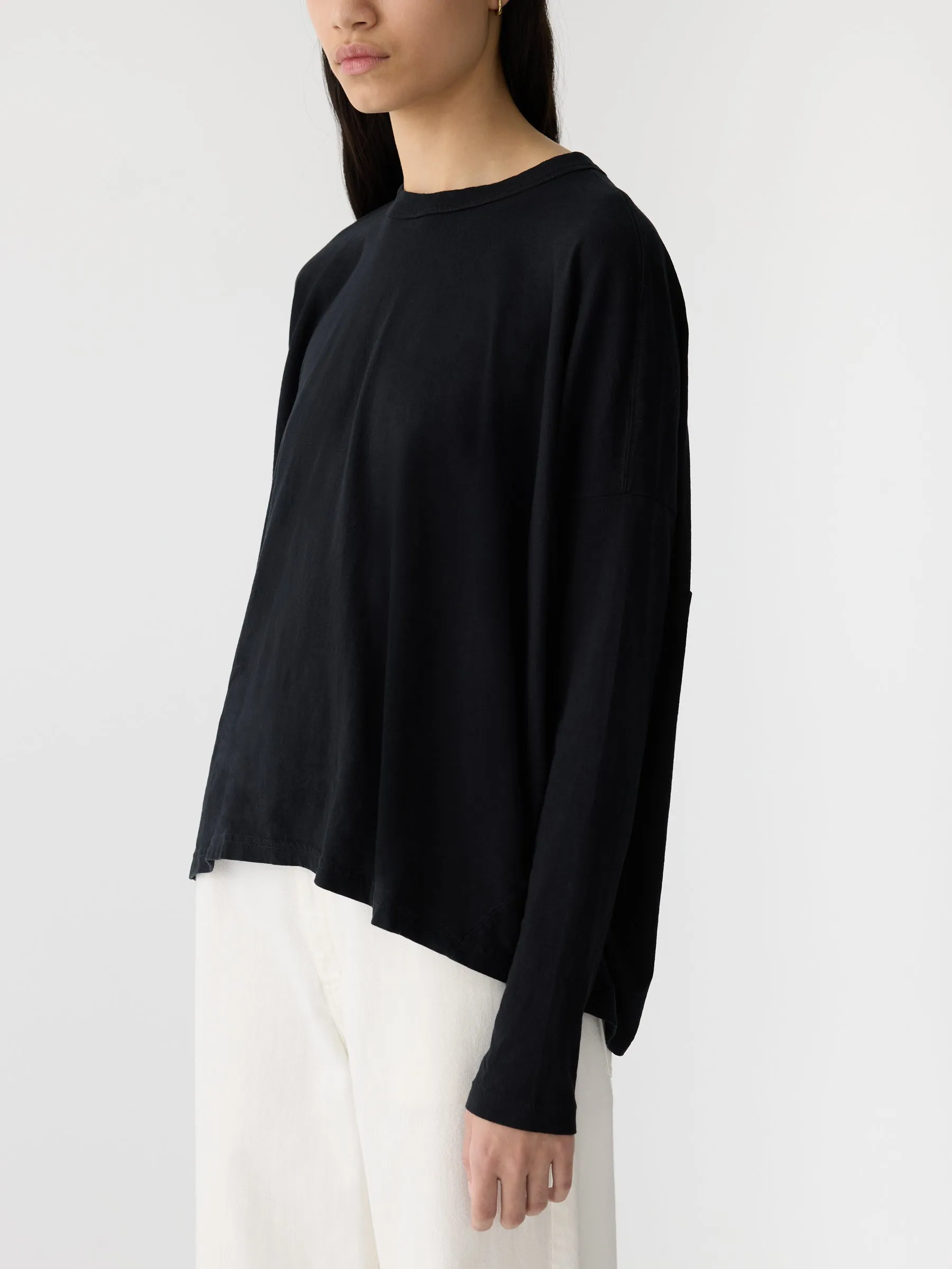 Circle Long Sleeve T-Shirt sold by Bassike product image thumbnail 3