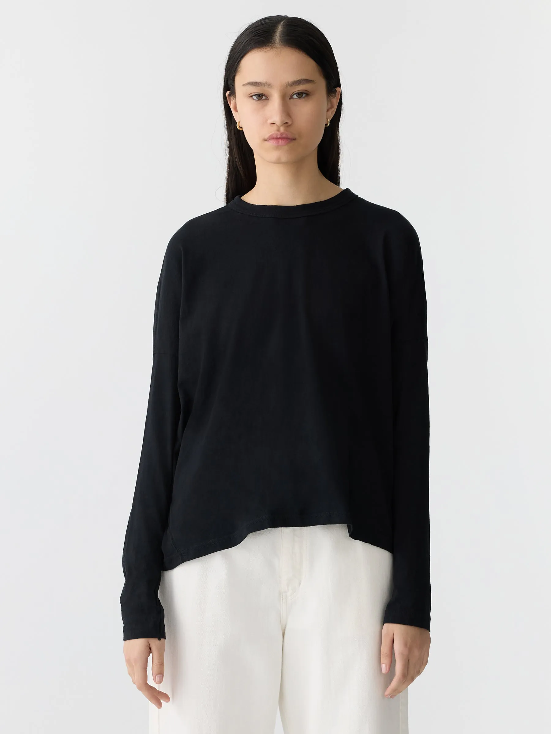 Circle Long Sleeve T-Shirt sold by Bassike product image thumbnail 2