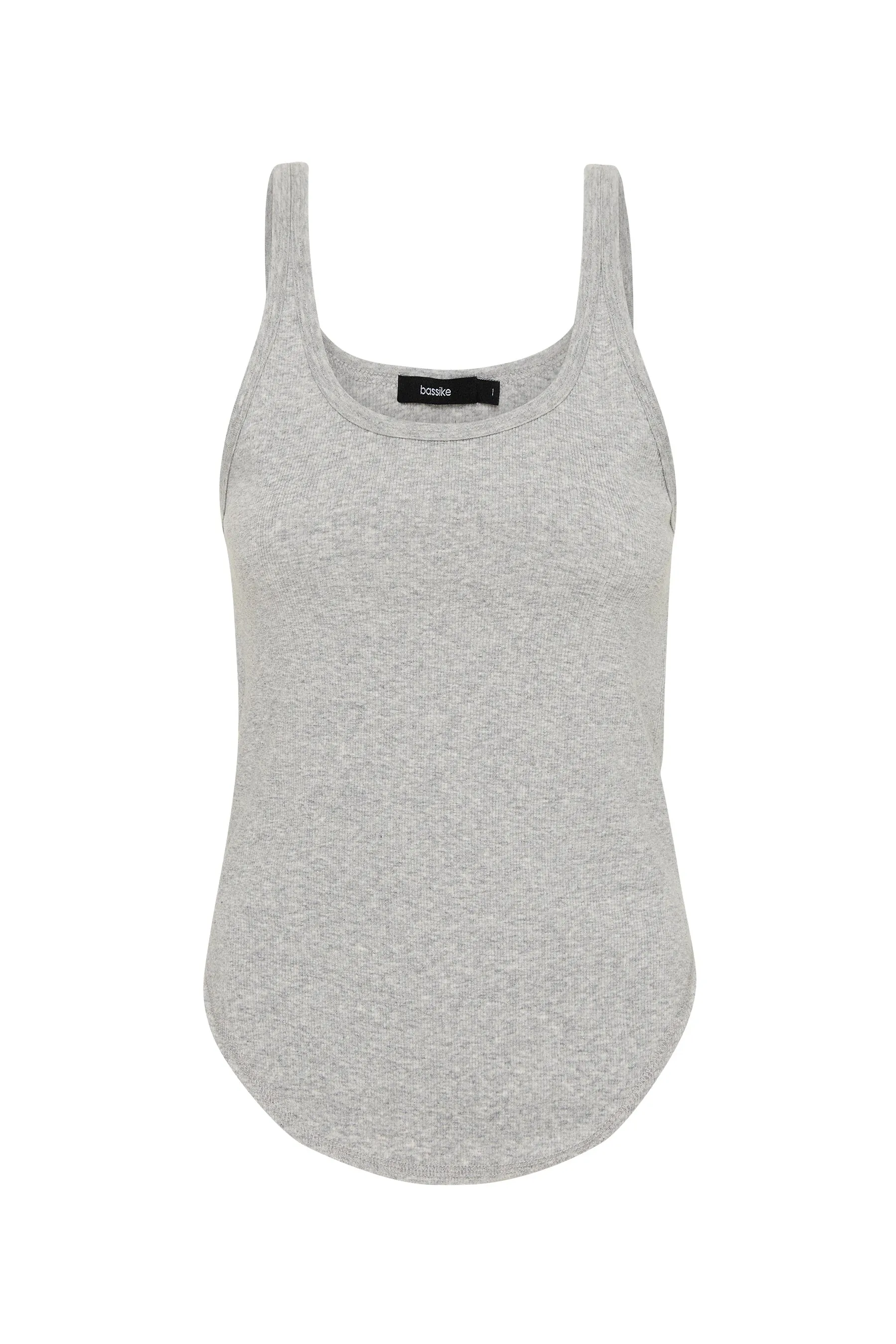 Slim Scoop Rib Tank sold by Bassike product image thumbnail 5
