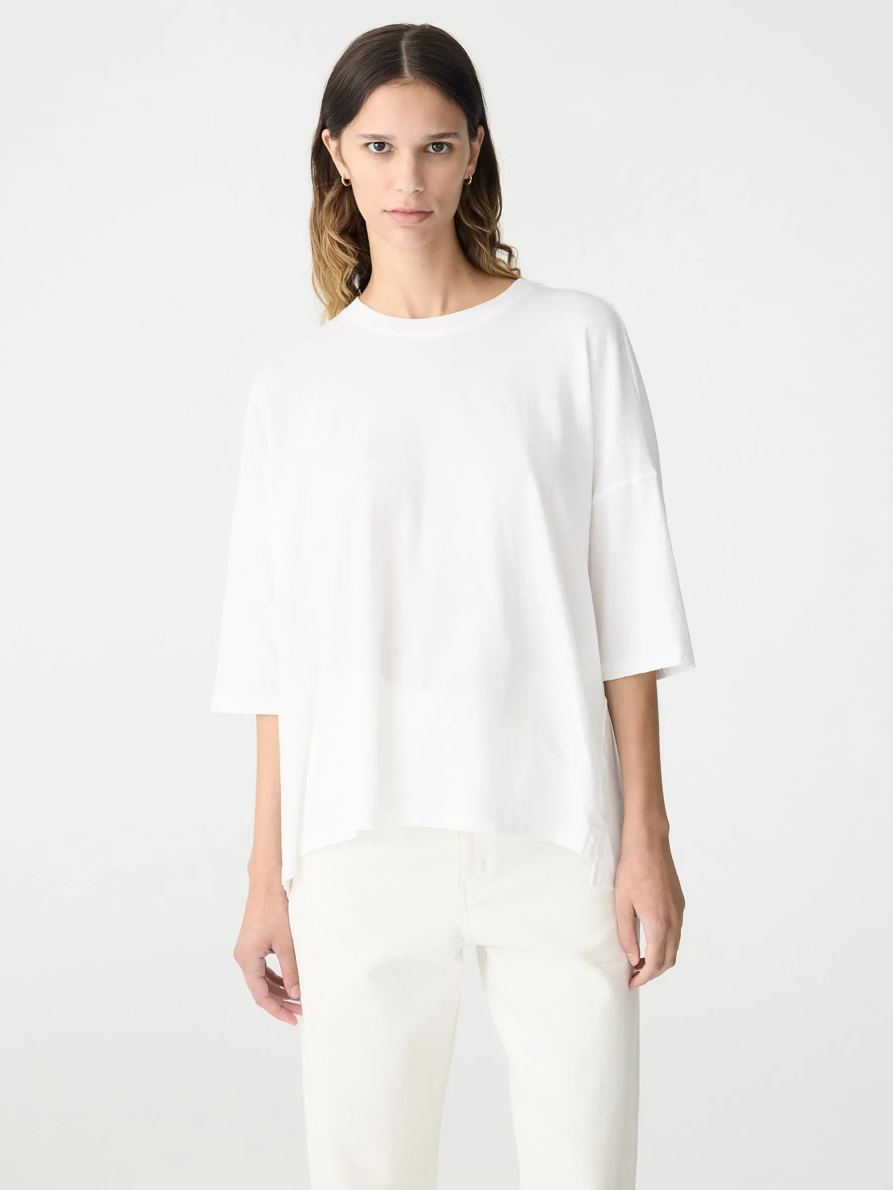 Slouch Side Step Short Sleeve T-Shirt sold by Bassike product image thumbnail 2