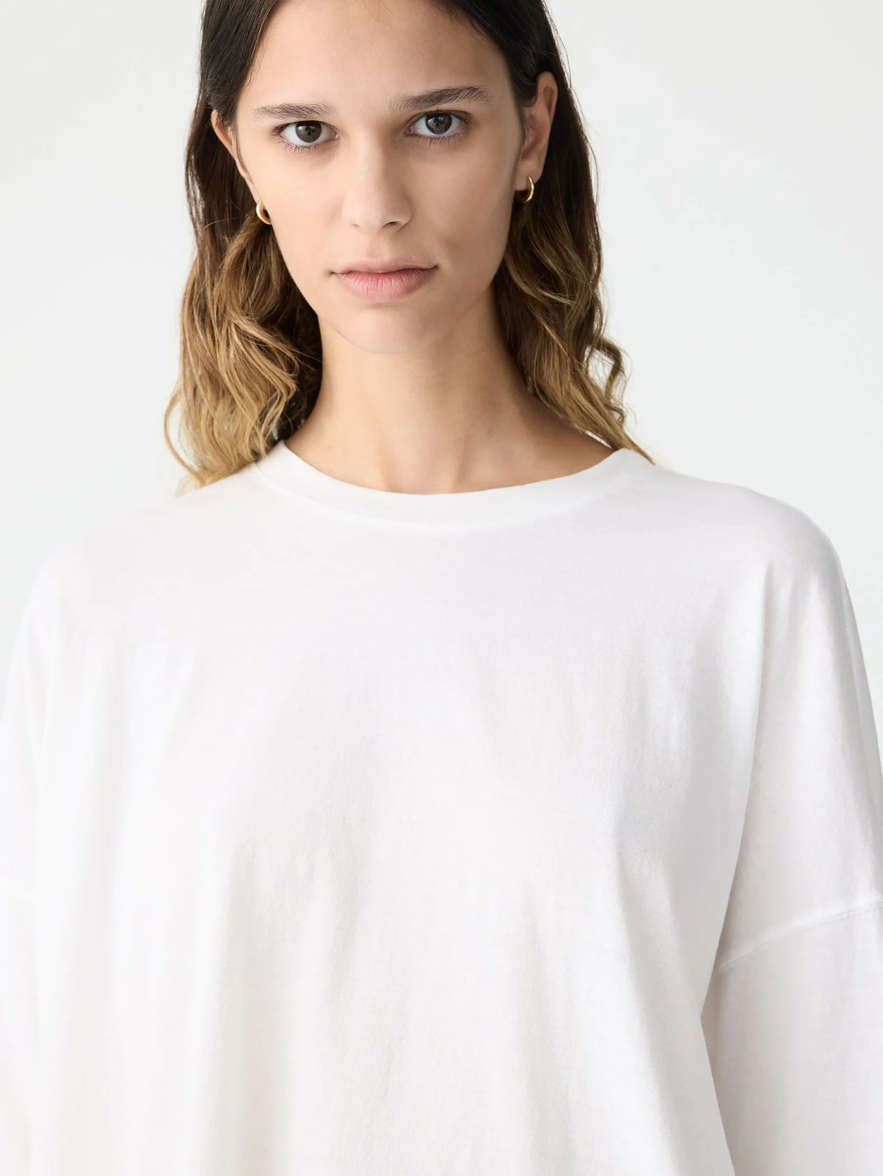 Slouch Side Step Short Sleeve T-Shirt sold by Bassike product image thumbnail 3