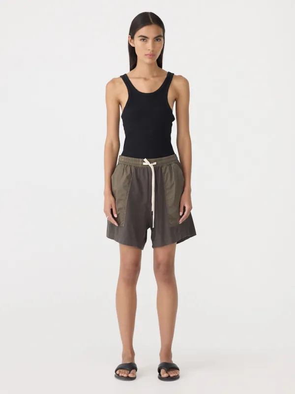 Contrast Pocket Detail Short sold by Bassike