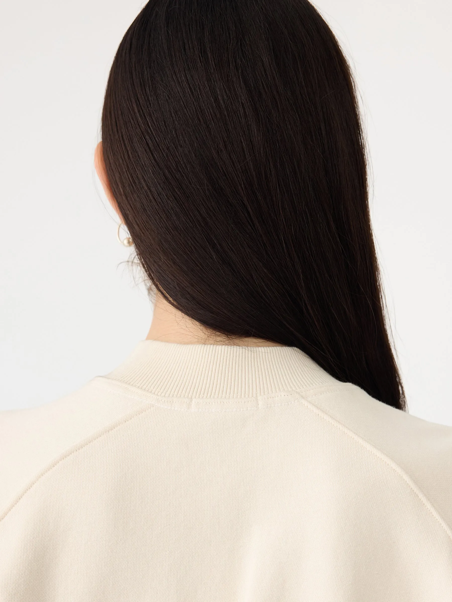 Pigment Dye Zip Up Bomber sold by Bassike product image thumbnail 5