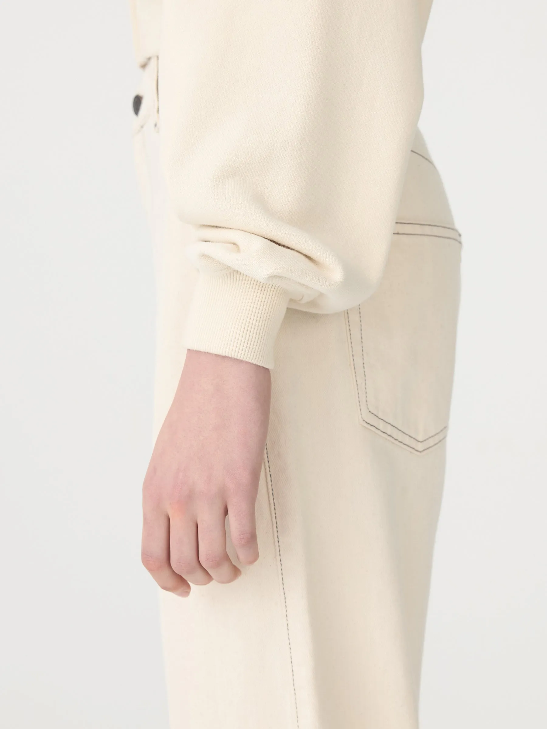 Pigment Dye Zip Up Bomber sold by Bassike product image thumbnail 4