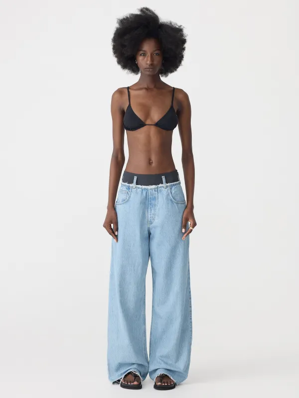 Elasticated Denim Jean sold by Bassike