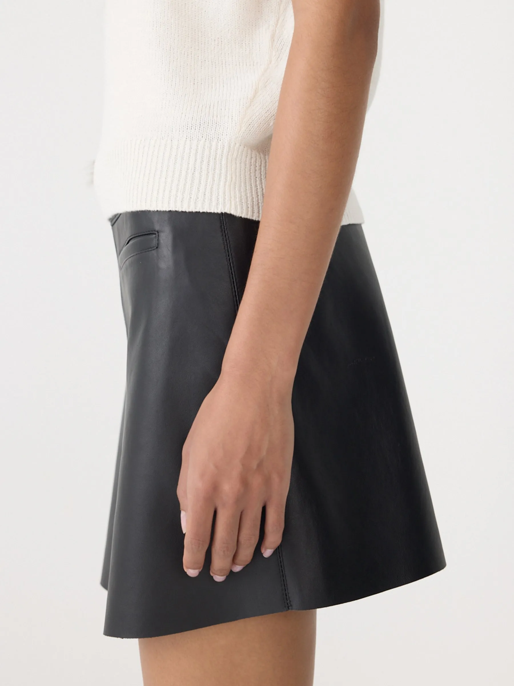 Cotton Linen Slim Short Sleeve Knit sold by Bassike product image thumbnail 4