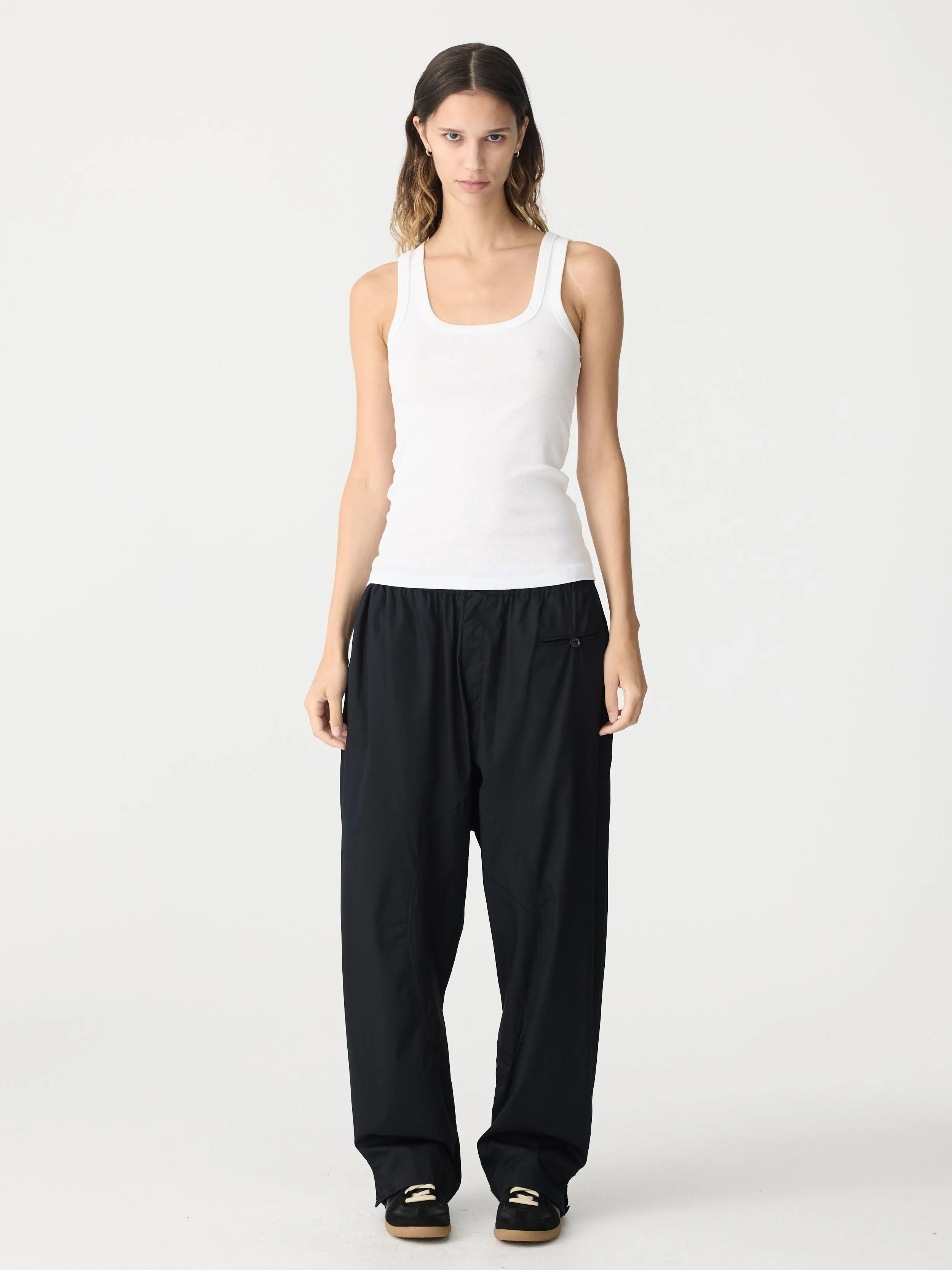 Slim Superfine Rib Tank II sold by Bassike