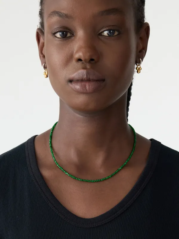 Lanai & Co Faceted Green Jade Necklace sold by Bassike