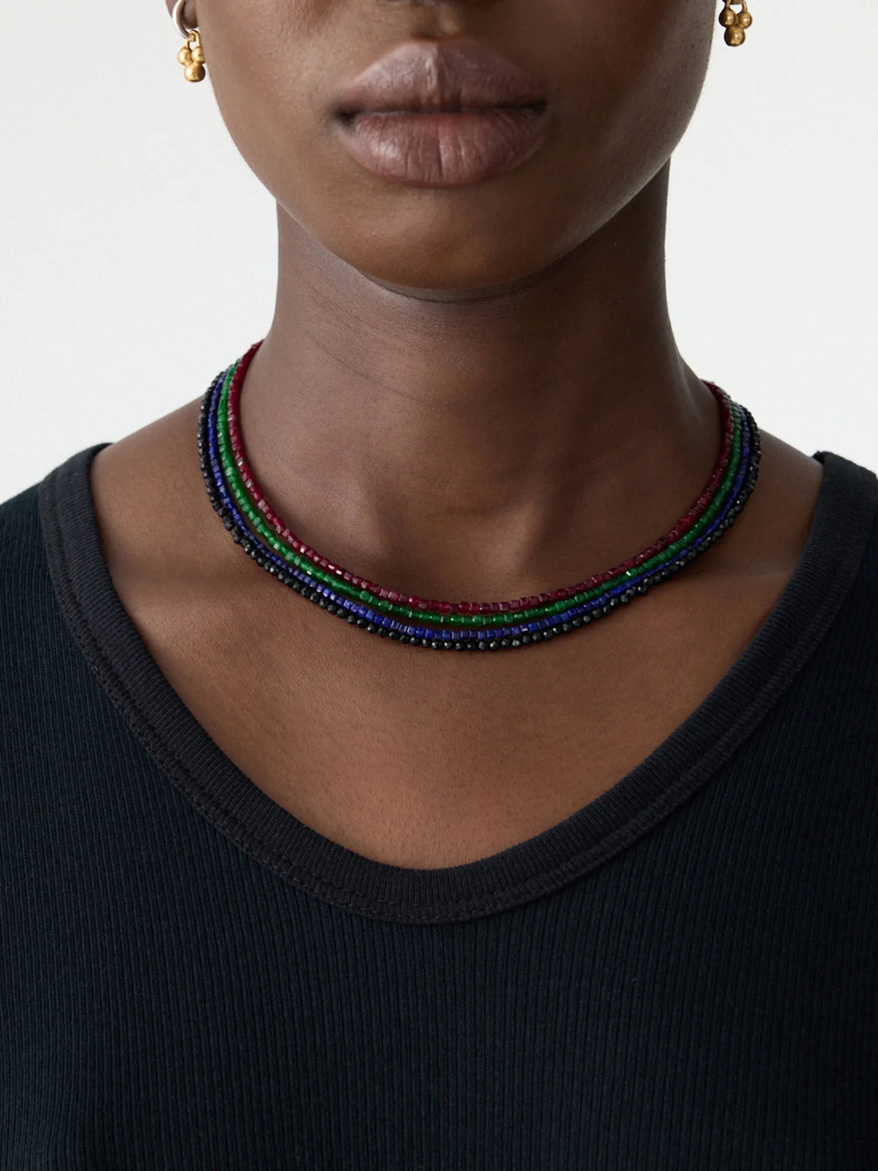 Lanai & Co Faceted Lapis Necklace sold by Bassike product image thumbnail 2