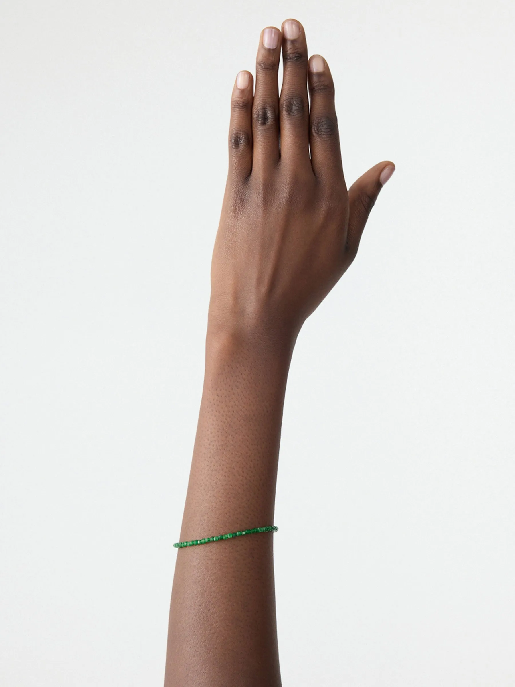 Lanai & Co Faceted Green Jade Bracelet sold by Bassike product image thumbnail 2