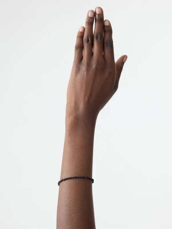 Lanai & Co Faceted Onyx Bracelet sold by Bassike