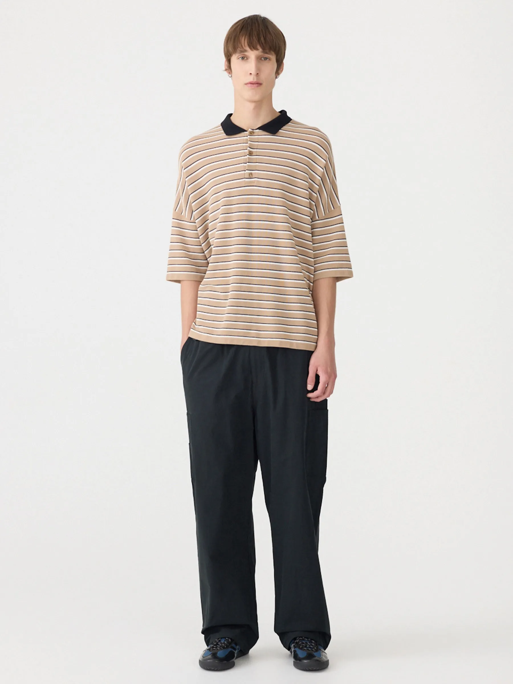 Universal Slouch Pique Short Sleeve Polo sold by Bassike product image thumbnail 2