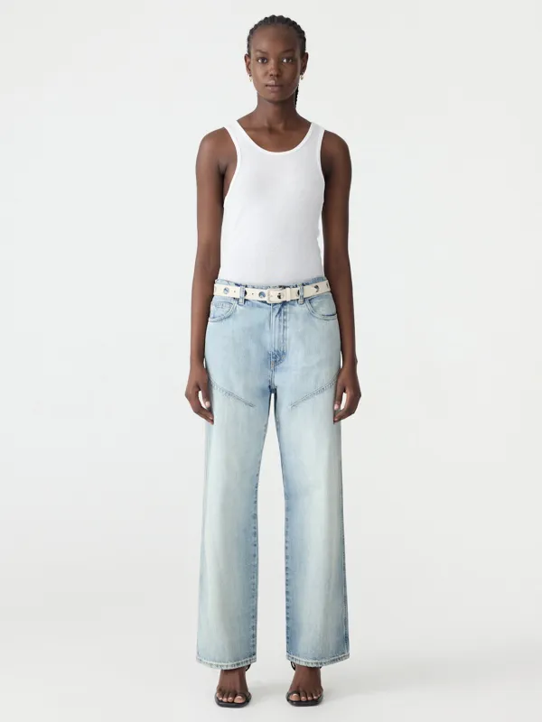 Cut Out Eyelet Belt sold by Bassike