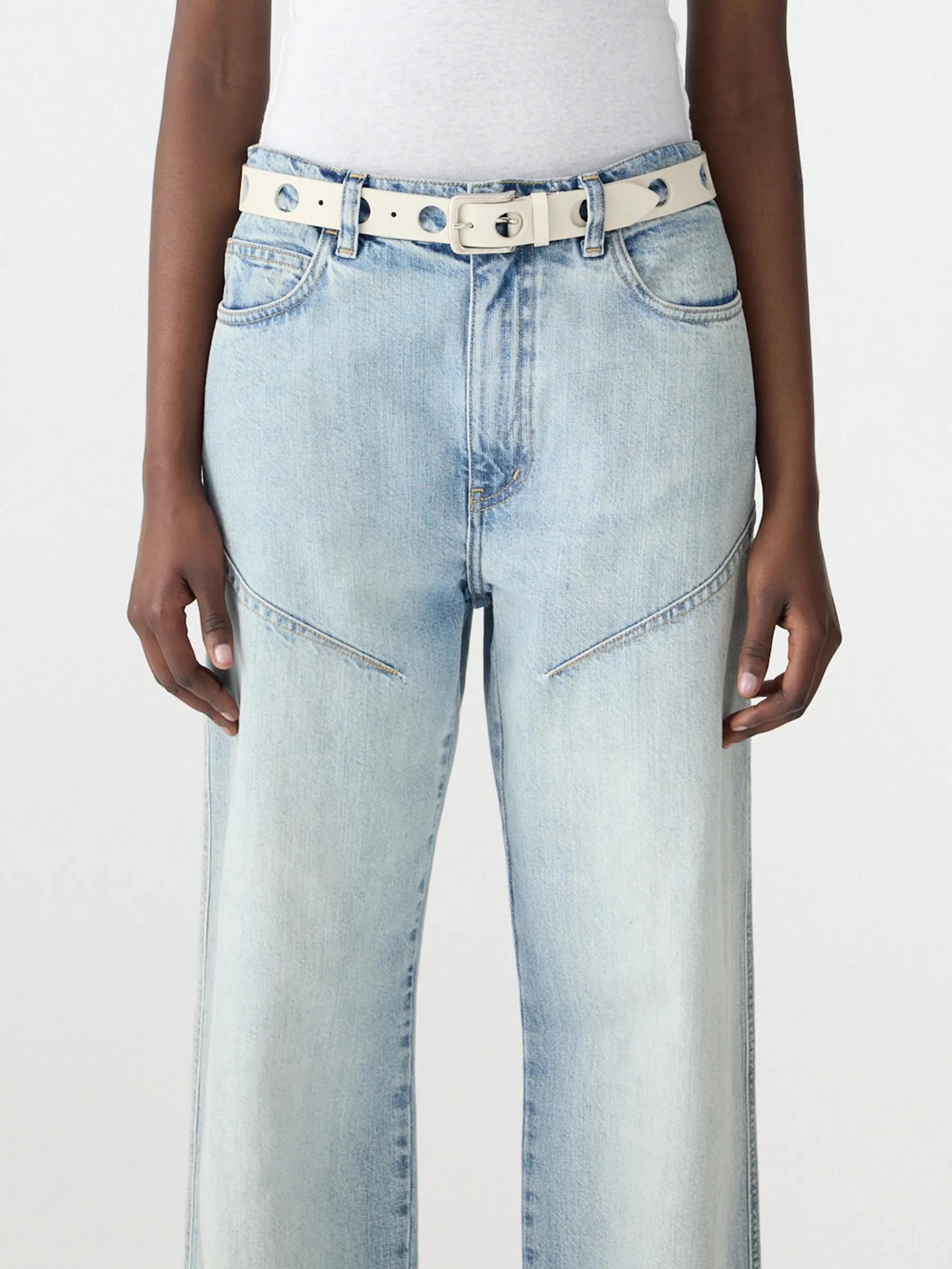 Cut Out Eyelet Belt sold by Bassike product image thumbnail 2