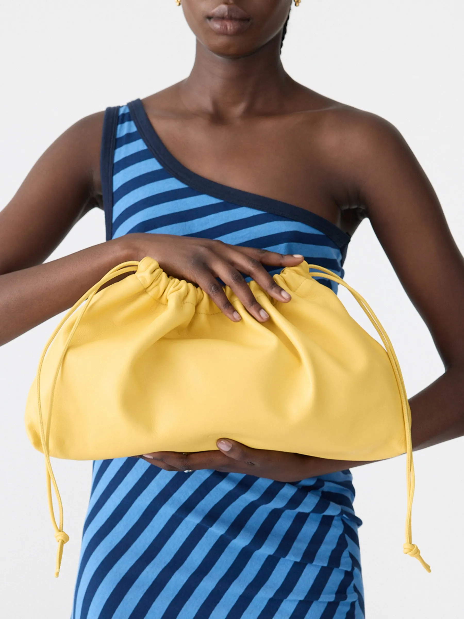 Large Leather Pouch sold by Bassike