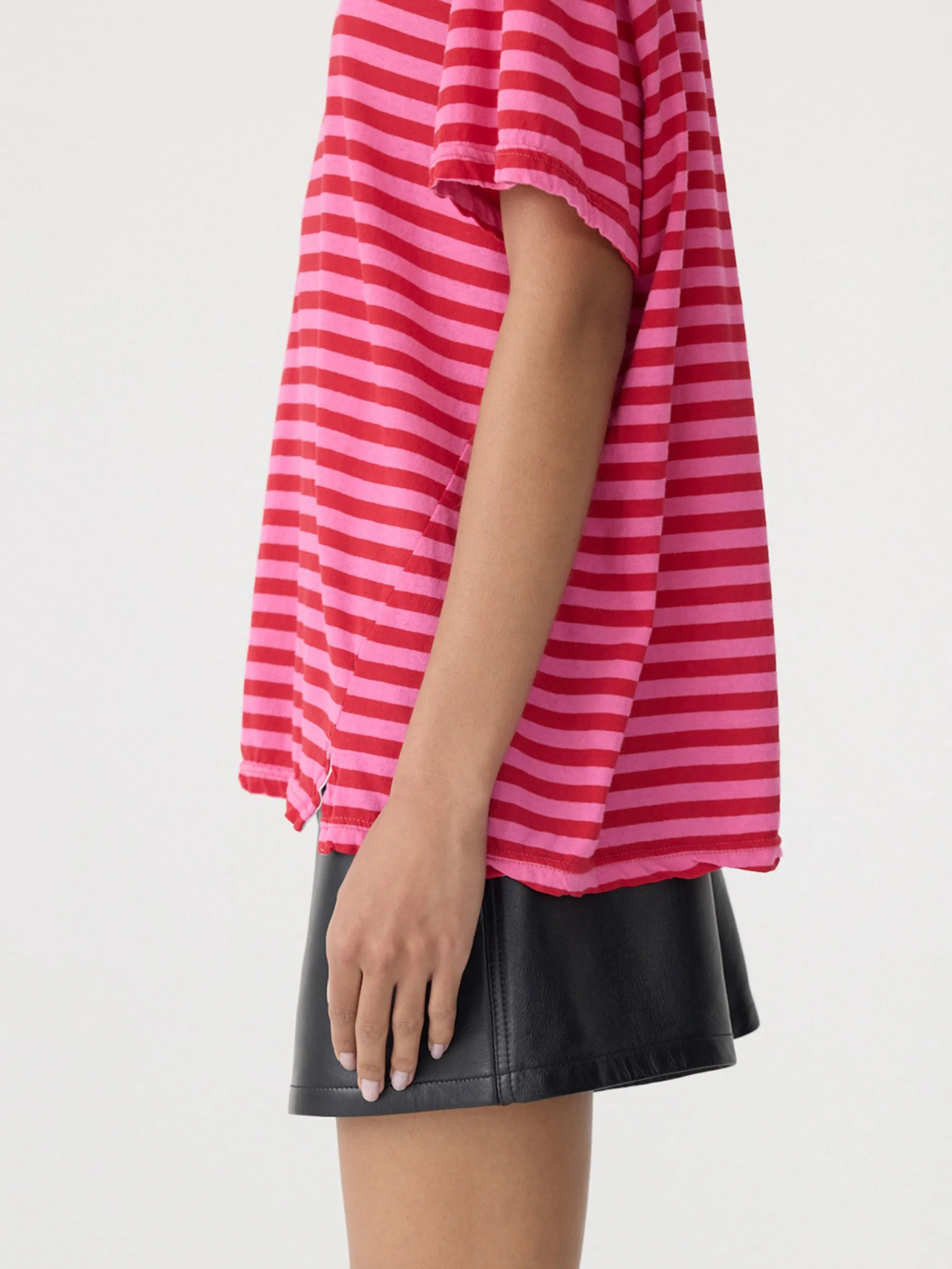 Stripe Boyfriend T-Shirt sold by Bassike product image thumbnail 5