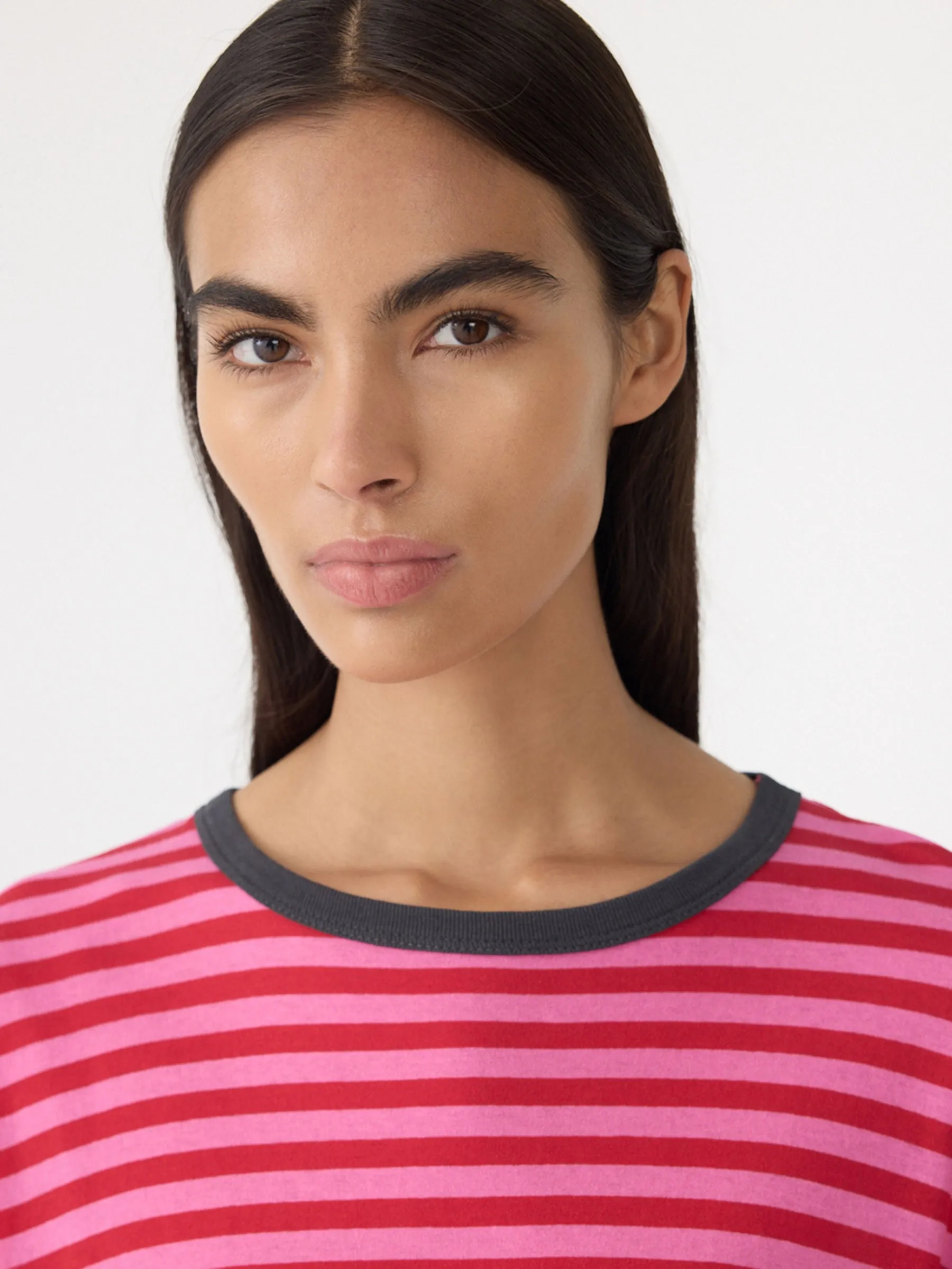 Stripe Boyfriend T-Shirt sold by Bassike product image thumbnail 3